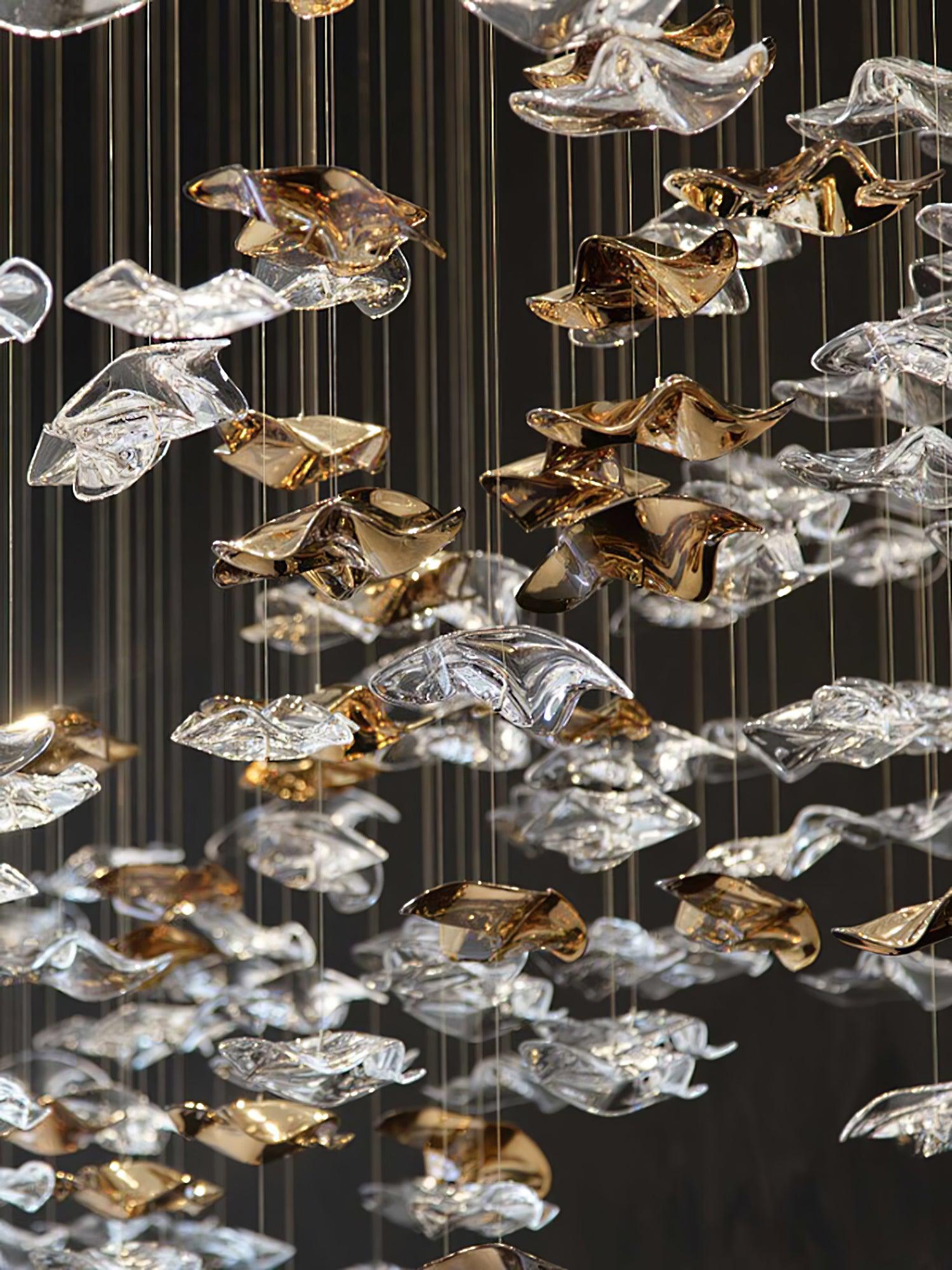 Cezorisra Luxury Brass Linear Chandelier - Letslighting