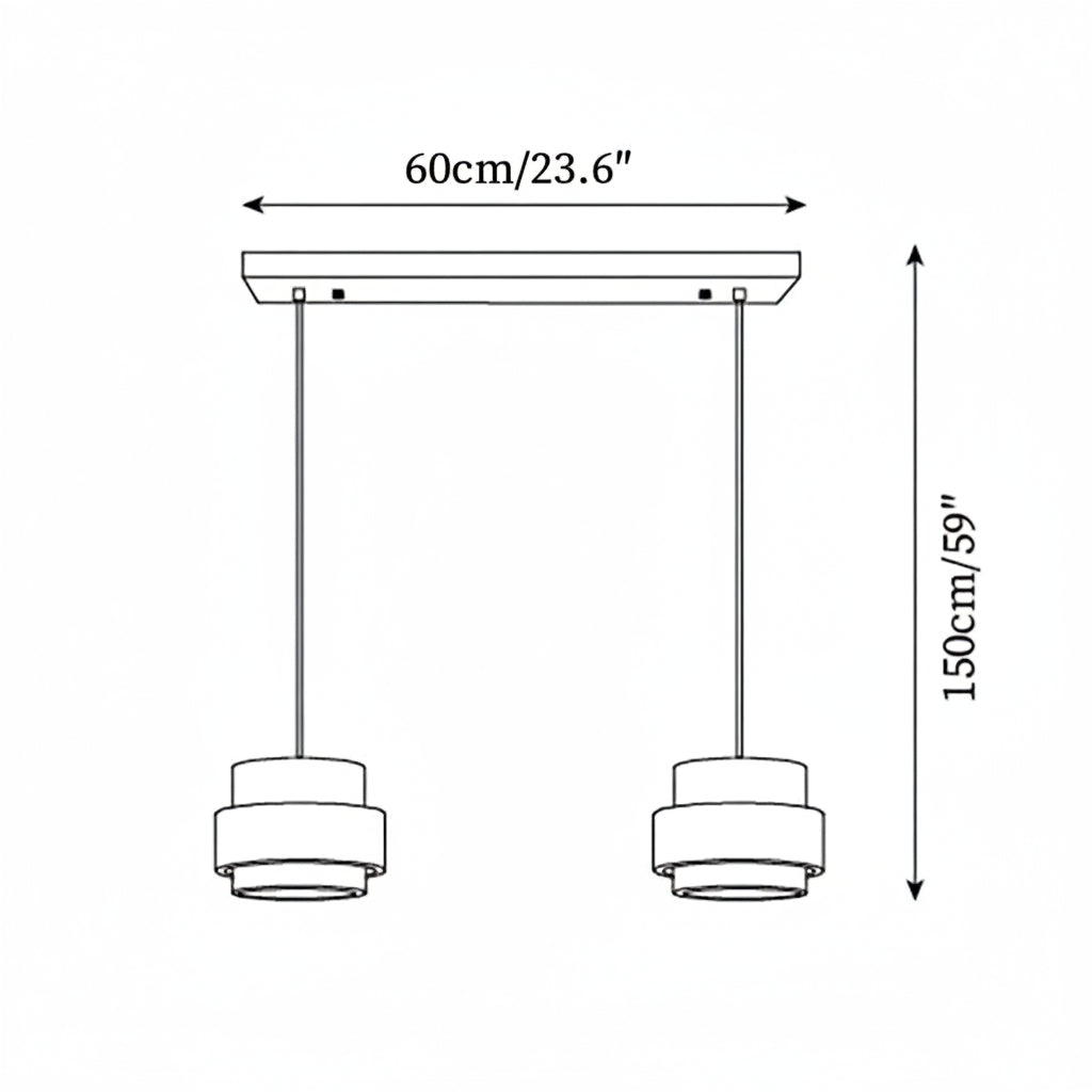Ritta Pendant Light Travertine