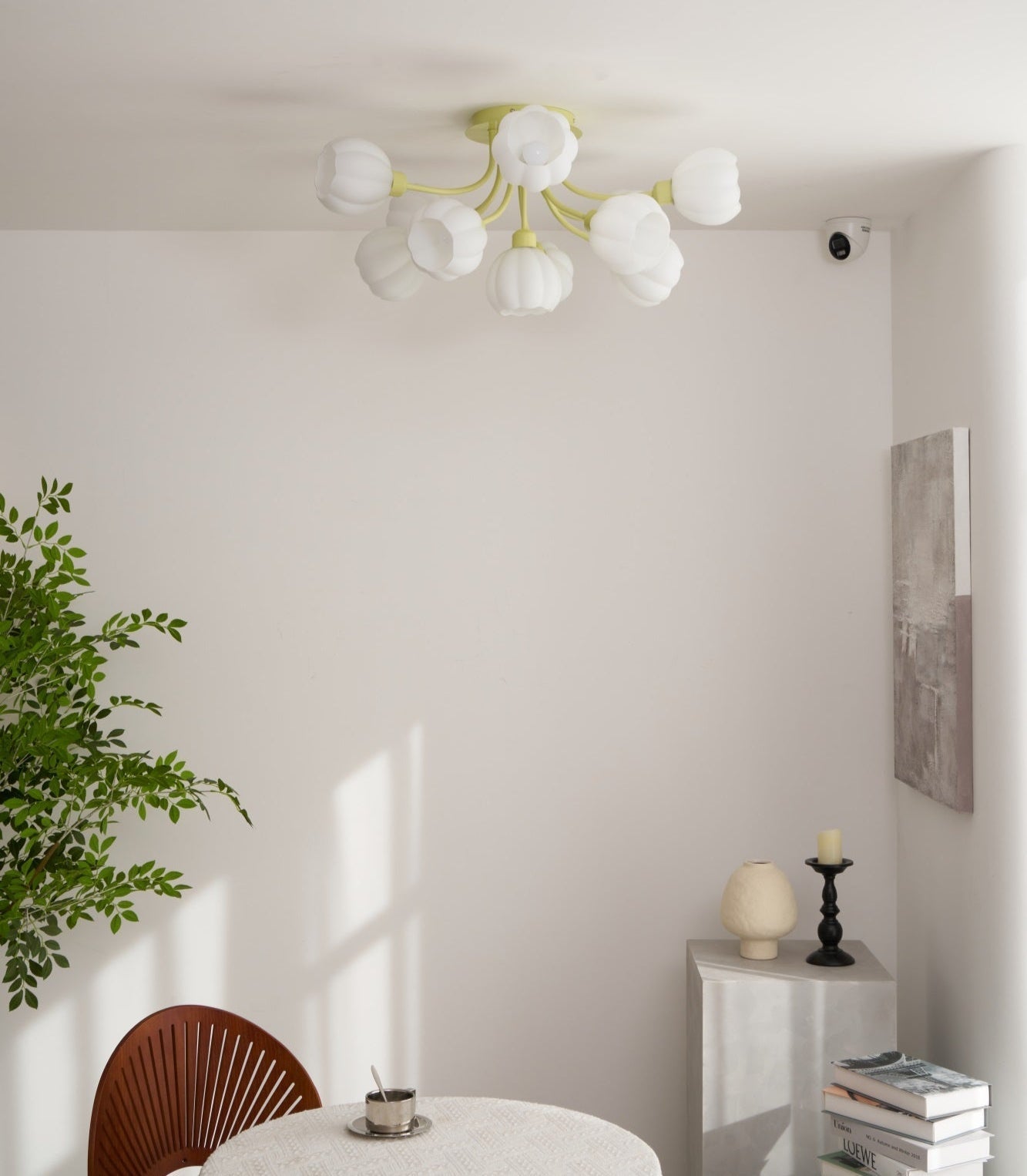 Zenorarae Elegance Matcha Glass Ceiling Lamp - Letslighting