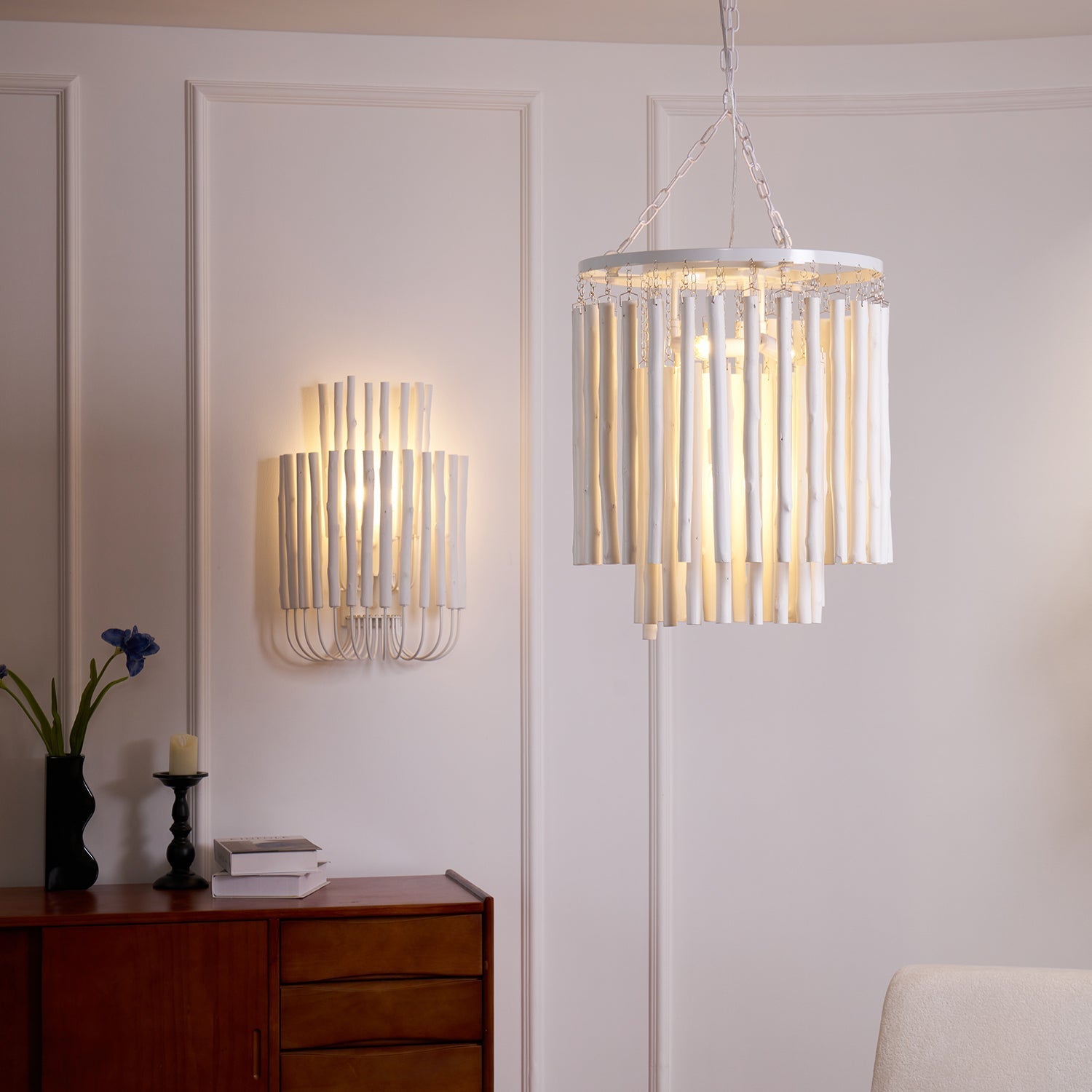Vasilora Individual Creativity Art Wood Wall Lamp - Letslighting
