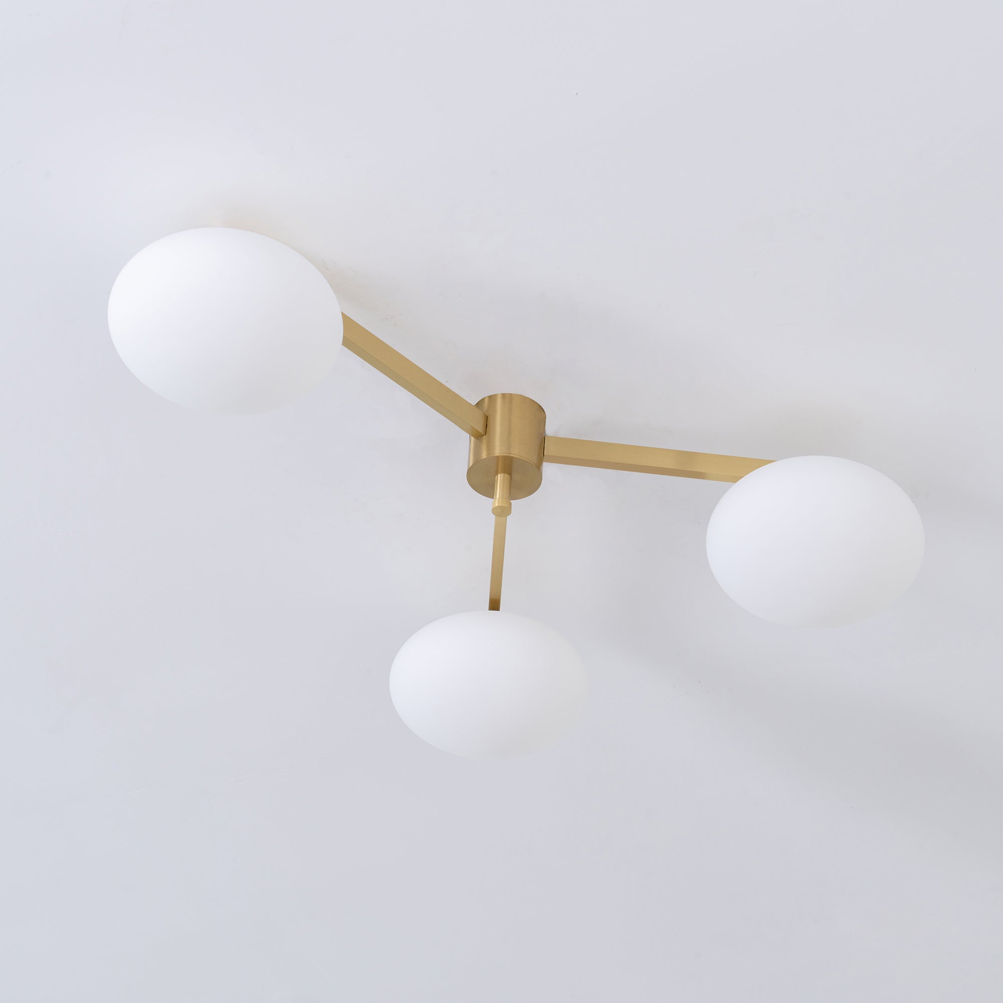 Alby Ceiling Lamp Modern Brass Flush Mount Light - Letslighting