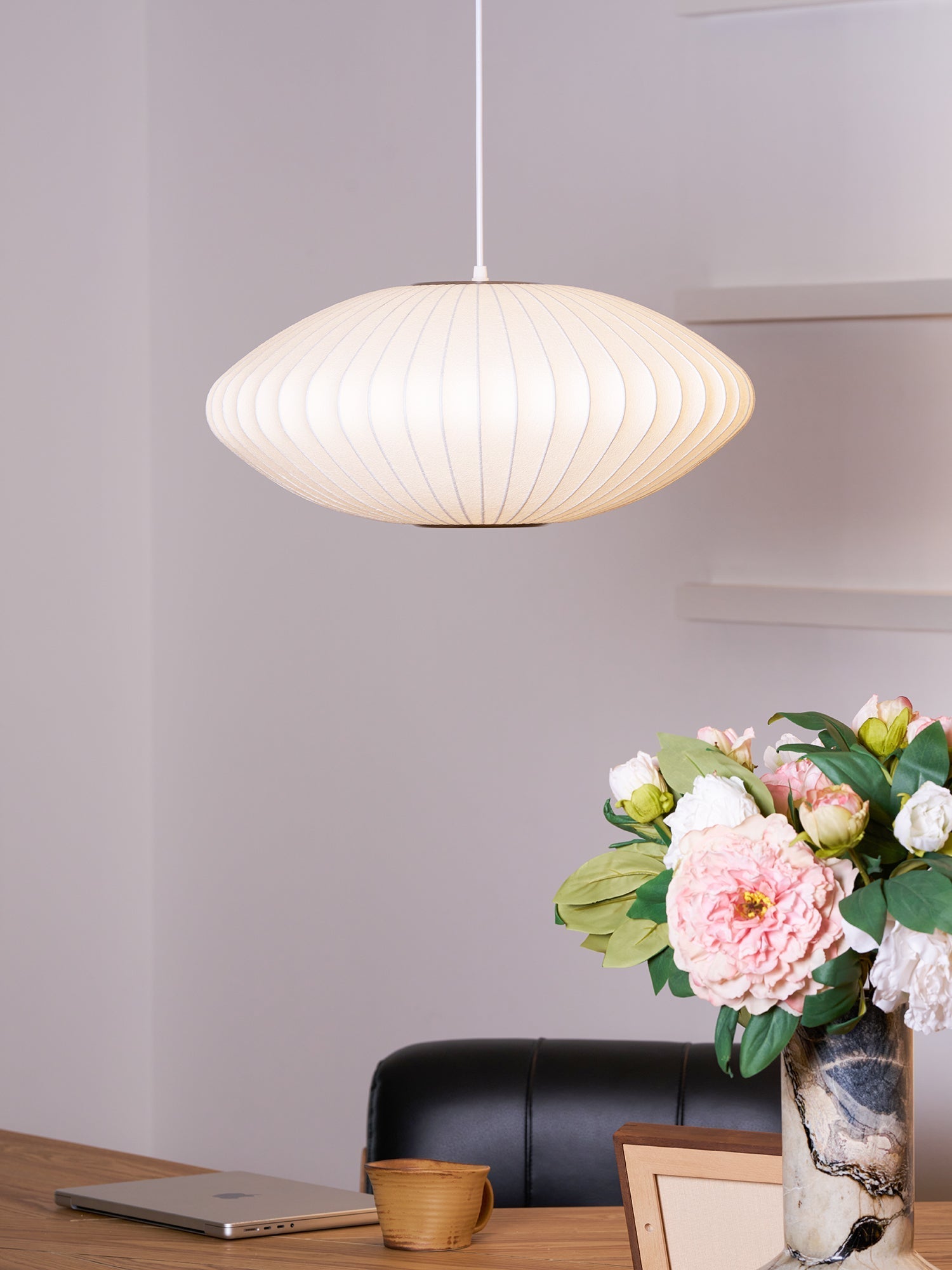 Nebula Bubble Mulberry Silk Pendant Lamp - Letslighting