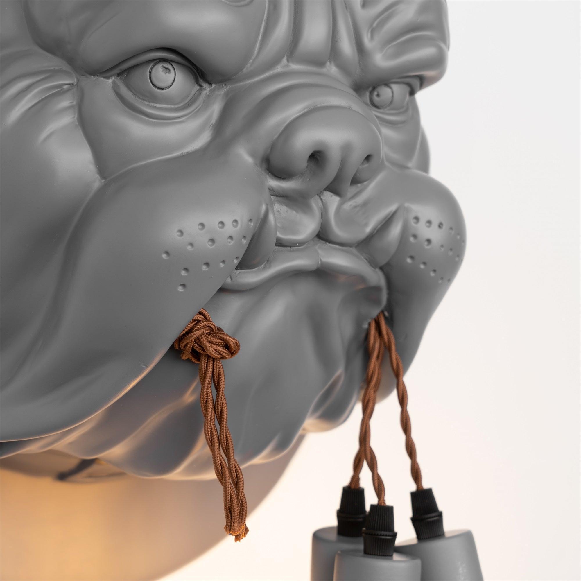 Lustra Wall Lamp Bulldog Sculpture Whimsical - Letslighting