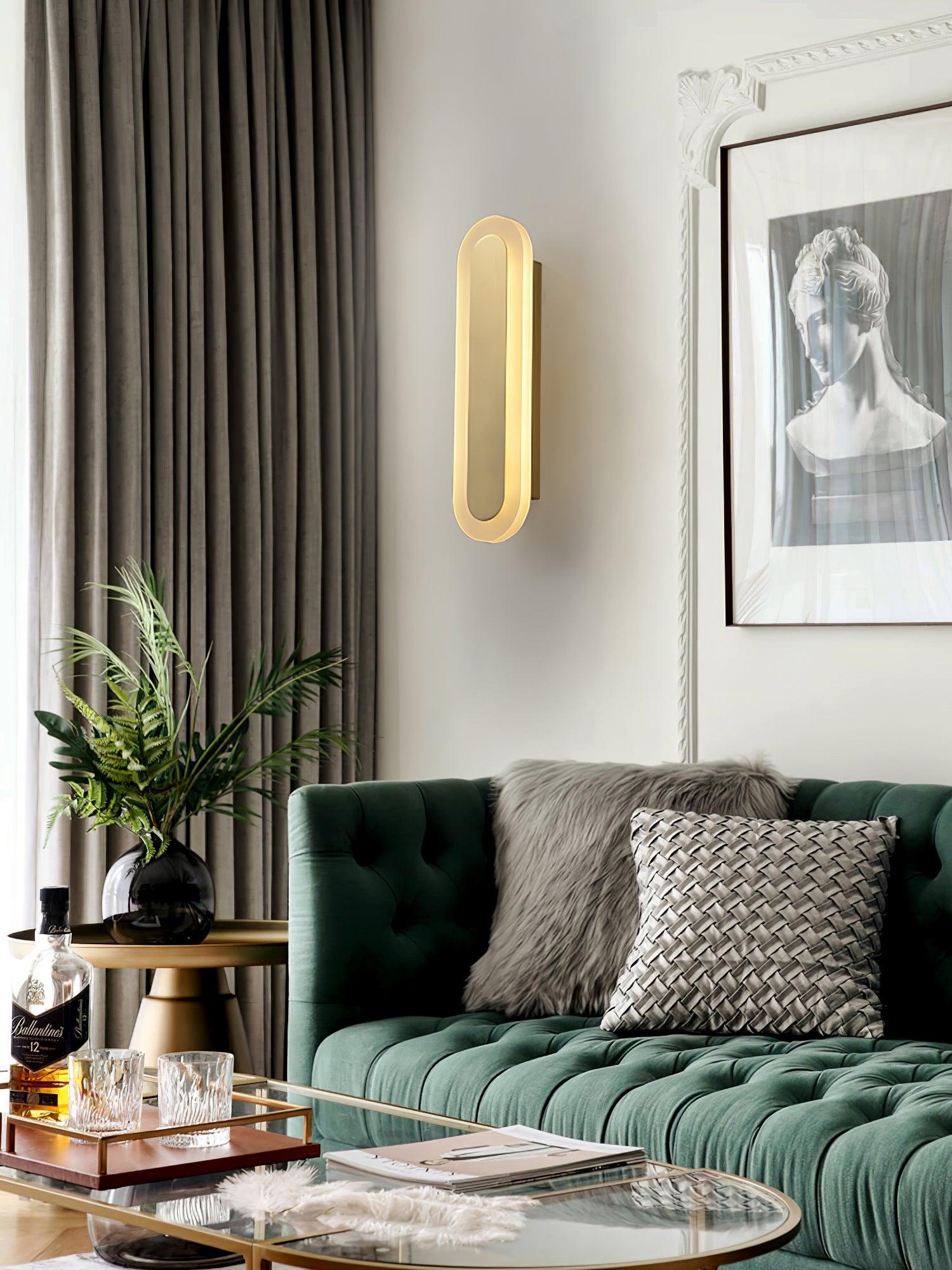 Daba Modern Minimalist Brass Wall Lamp - Letslighting