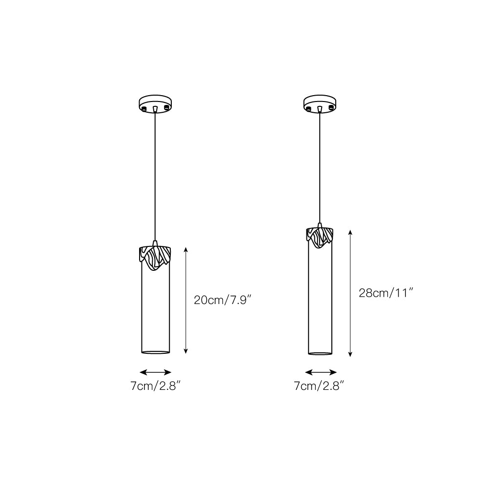 Quiver Modern Minimalist Brass Alabaster Pendant Light - Letslighting