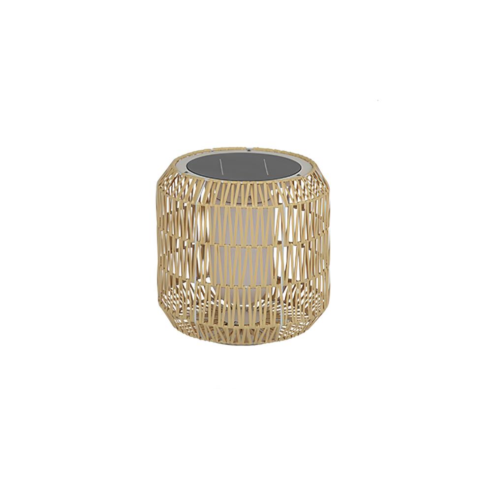 Danya Outdoor Lamp Rattan Cylinder Solar - Letslighting