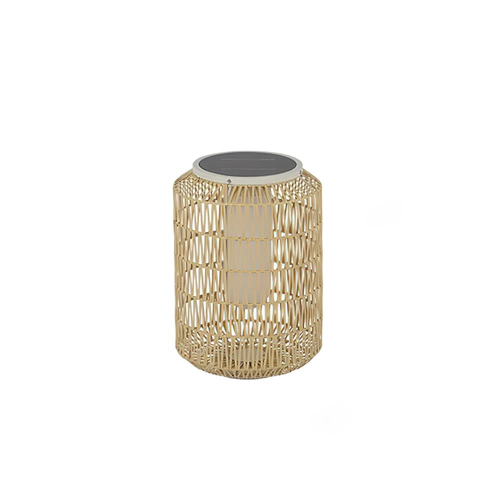 Danya Outdoor Lamp Rattan Cylinder Solar - Letslighting