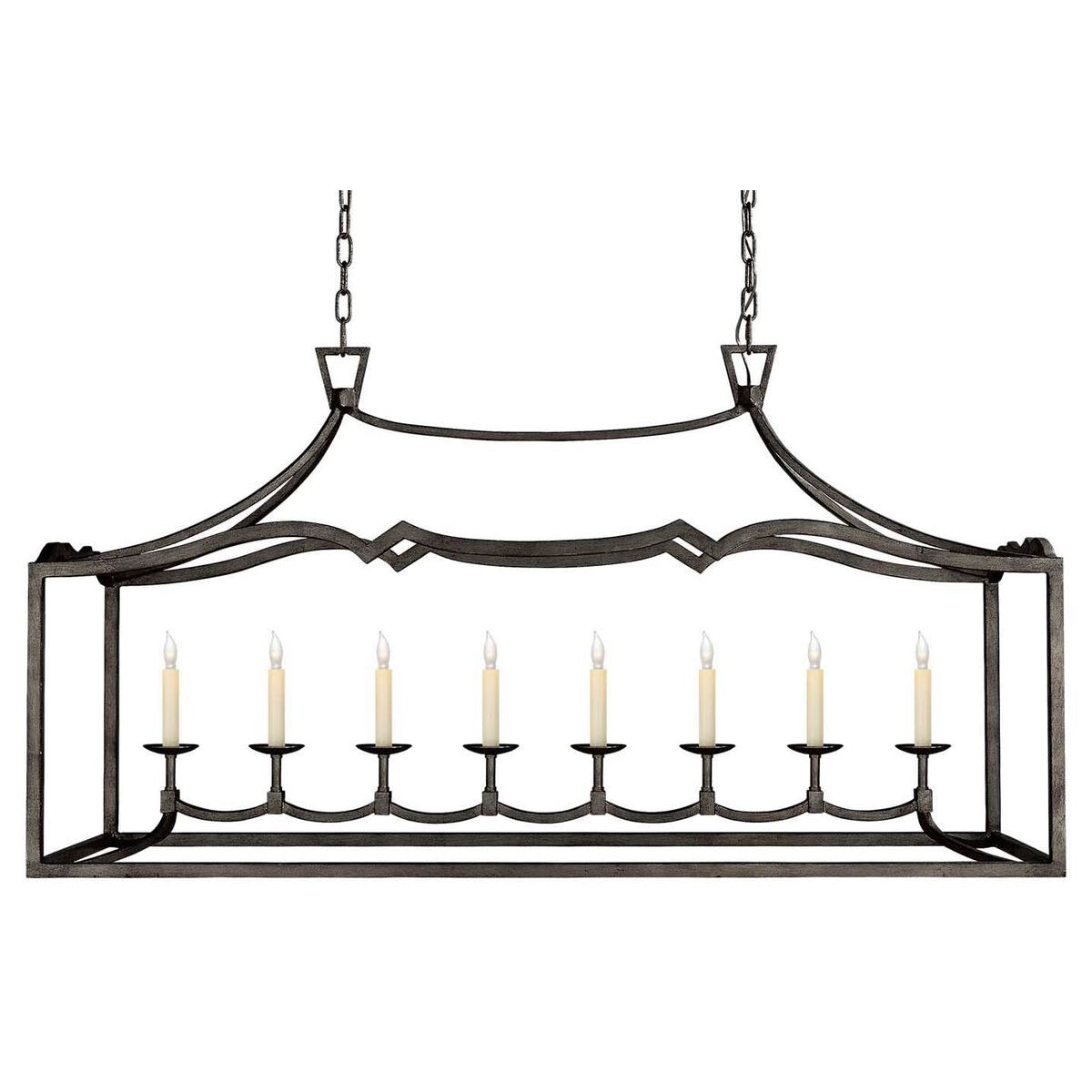 Ripple Modern Minimalist Classic Linear Brass Chandelier - Letslighting