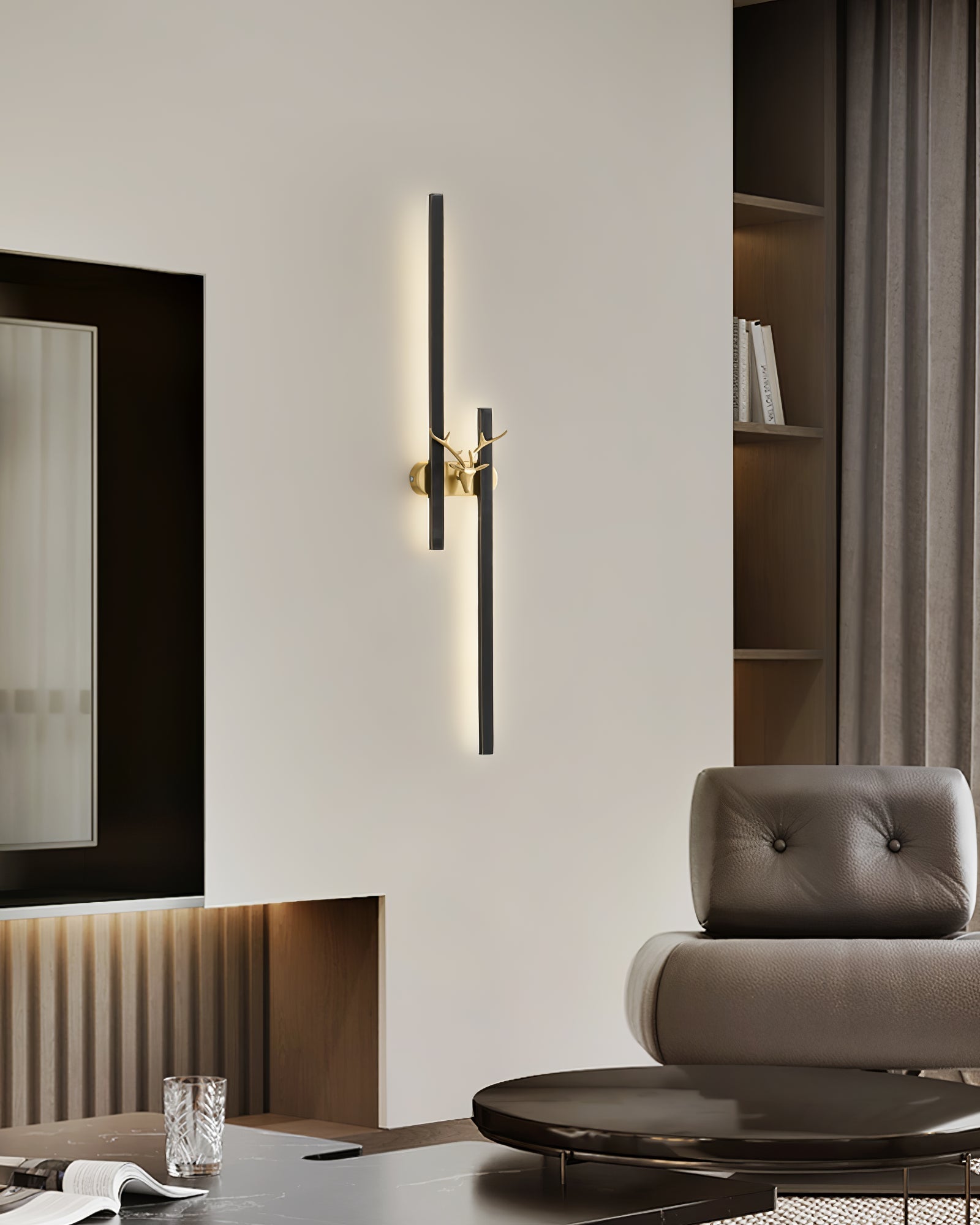 Vavinisra Classic Deer Brass Wall Lamp - Letslighting
