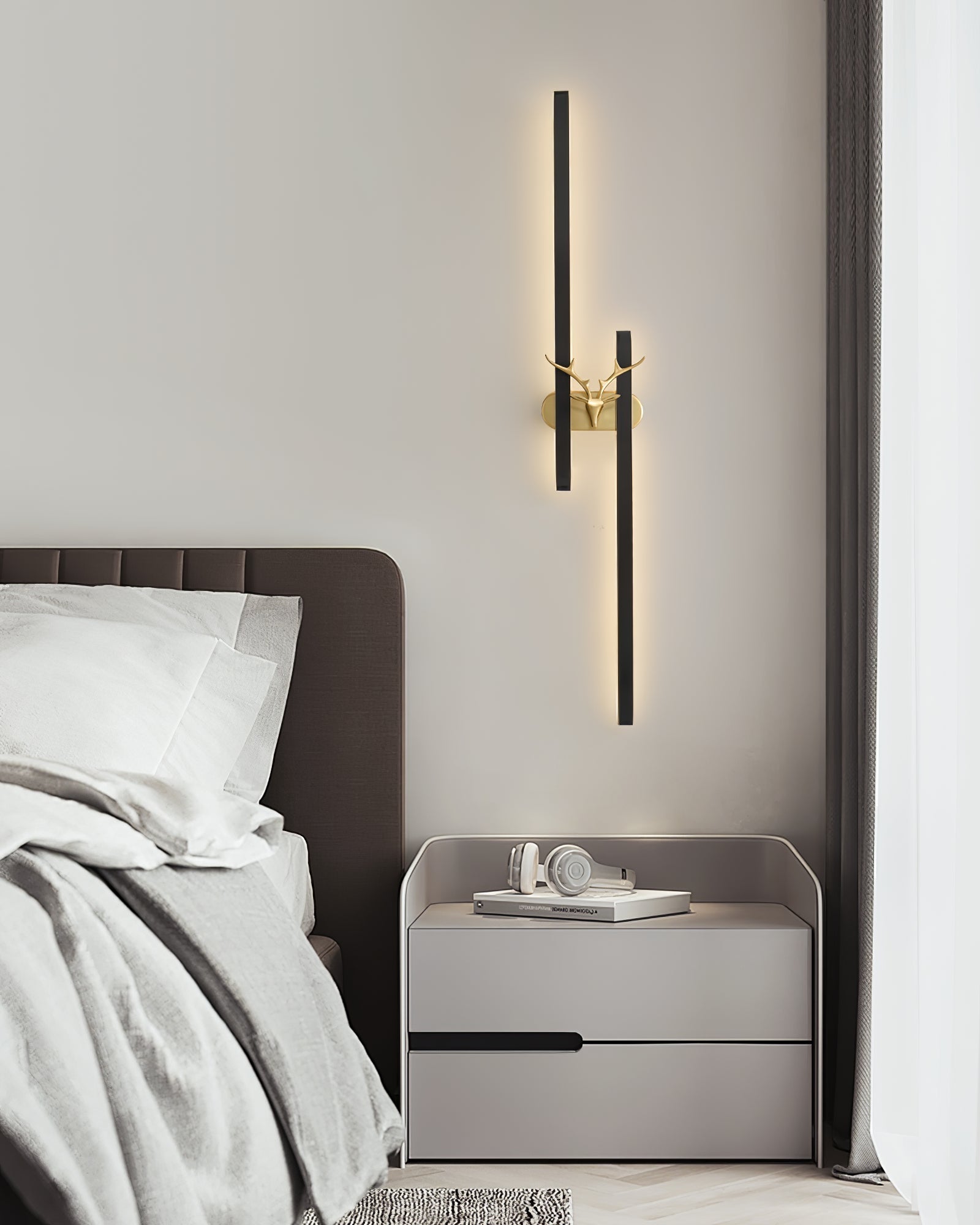 Vavinisra Classic Deer Brass Wall Lamp - Letslighting