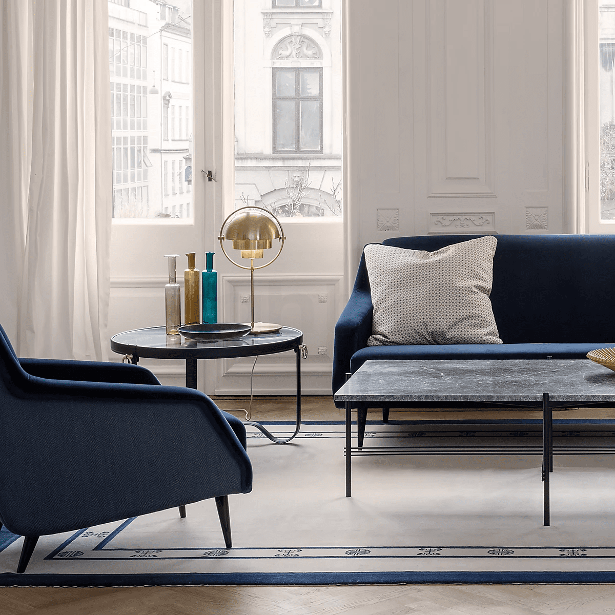 Charles Modern Metal Table Lamp - Blowlighting