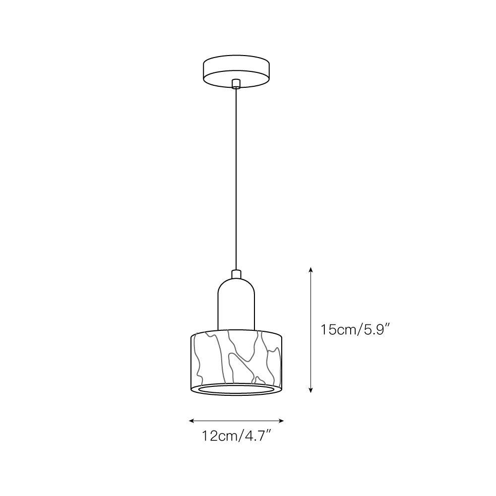 Flair Modern Minimalist Marble Pendant Lamp - Letslighting
