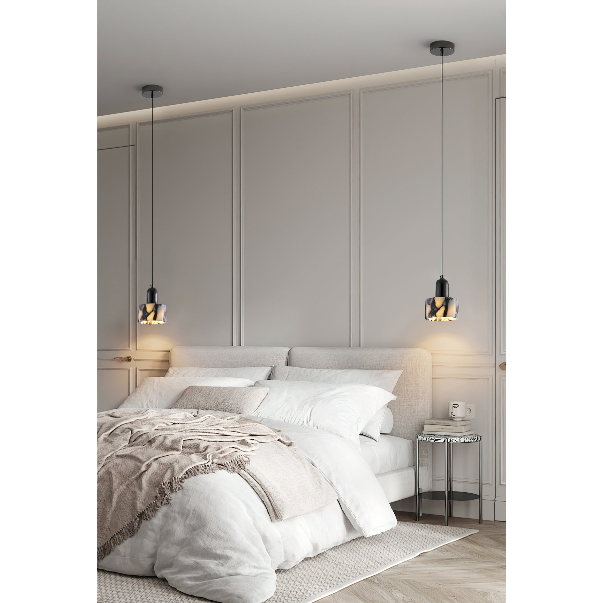 Flair Modern Minimalist Marble Pendant Lamp - Letslighting
