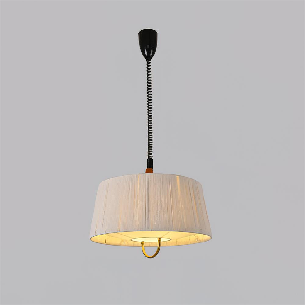 Delaney Pendant Lamp Pleated Adjustable Elegant - Letslighting