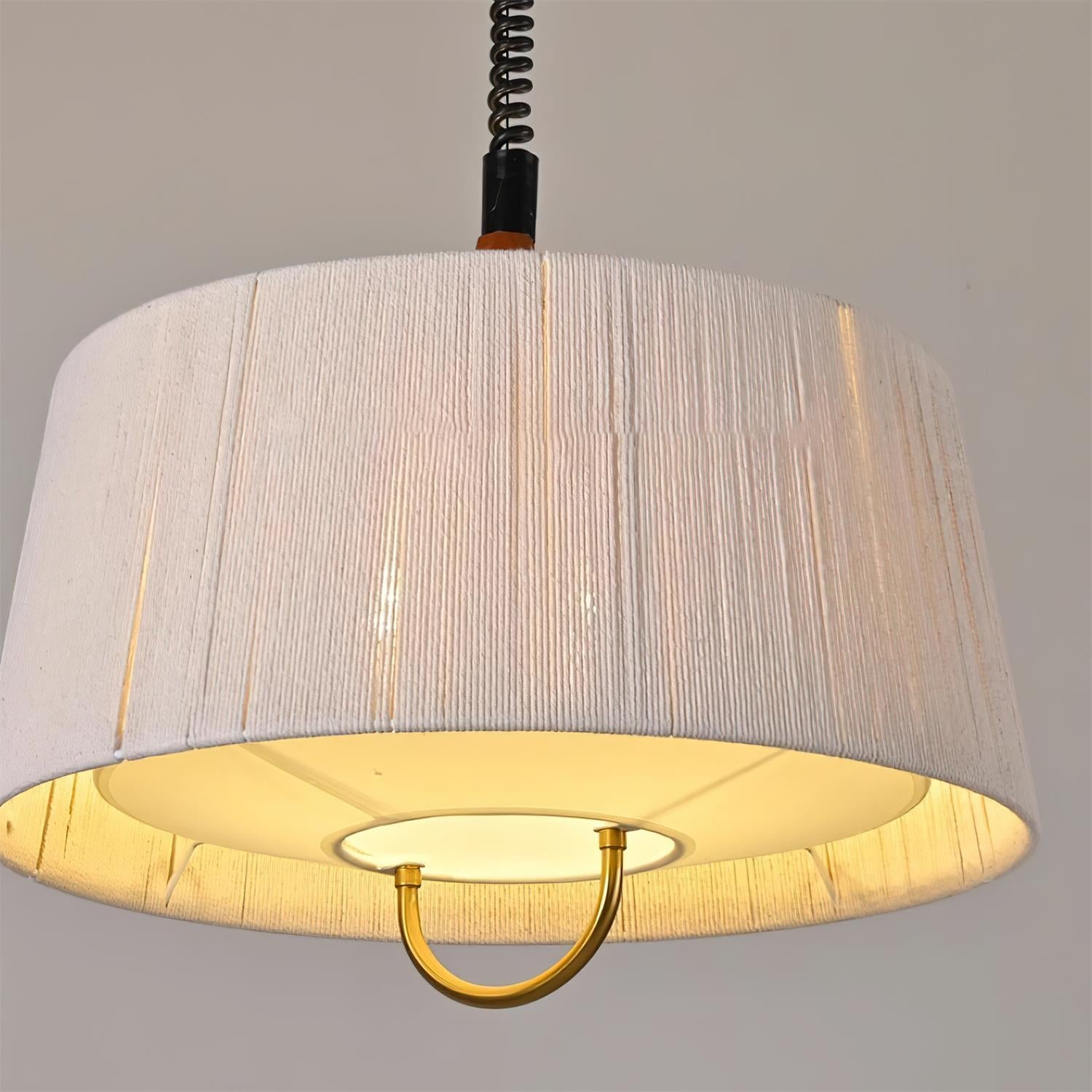 Delaney Pendant Lamp Pleated Adjustable Elegant - Letslighting