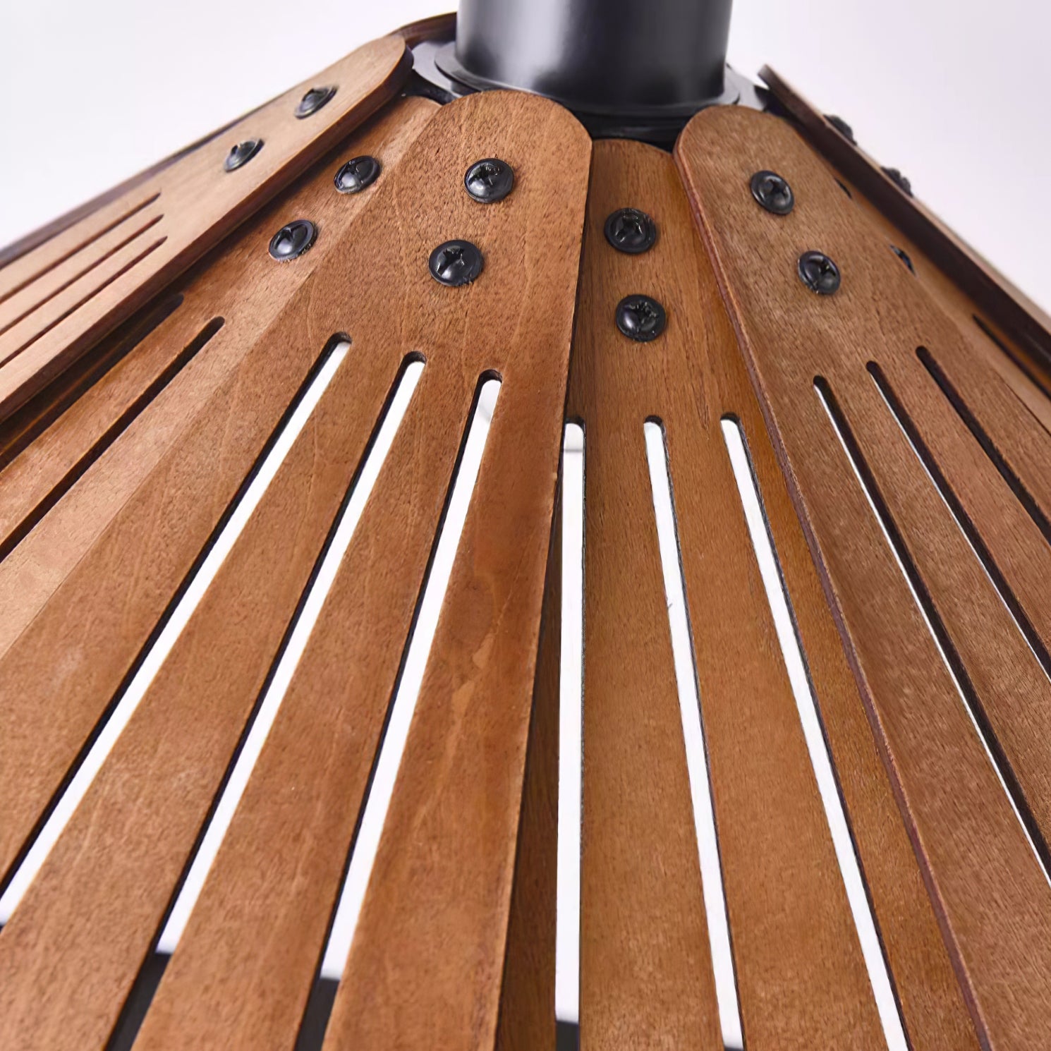 Delfina Pendant Lamp Wood Panel Wabi-Sabi Organic - Letslighting