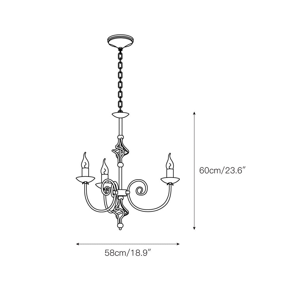 Grace Postmodern Luxury Brass Chandelier - Letslighting