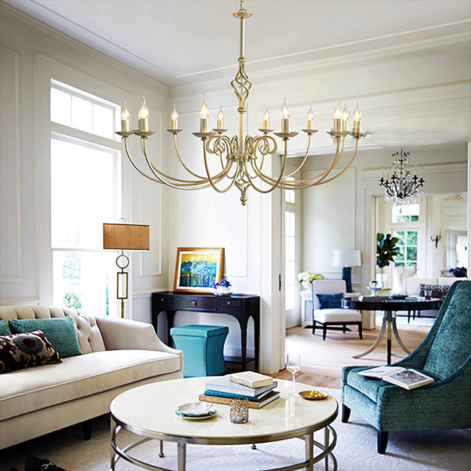 Grace Postmodern Luxury Brass Chandelier - Letslighting