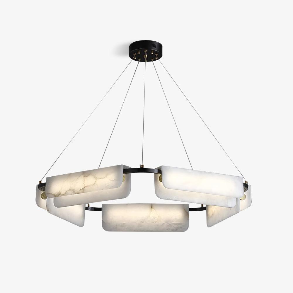 Circona Alabaster Pendant Light Chandelier