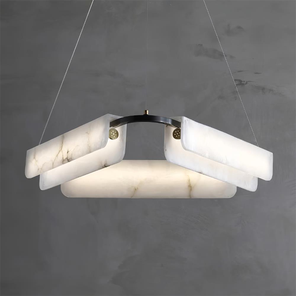 Circona Alabaster Pendant Light Chandelier