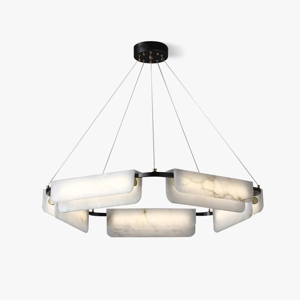 Circona Alabaster Pendant Light Chandelier