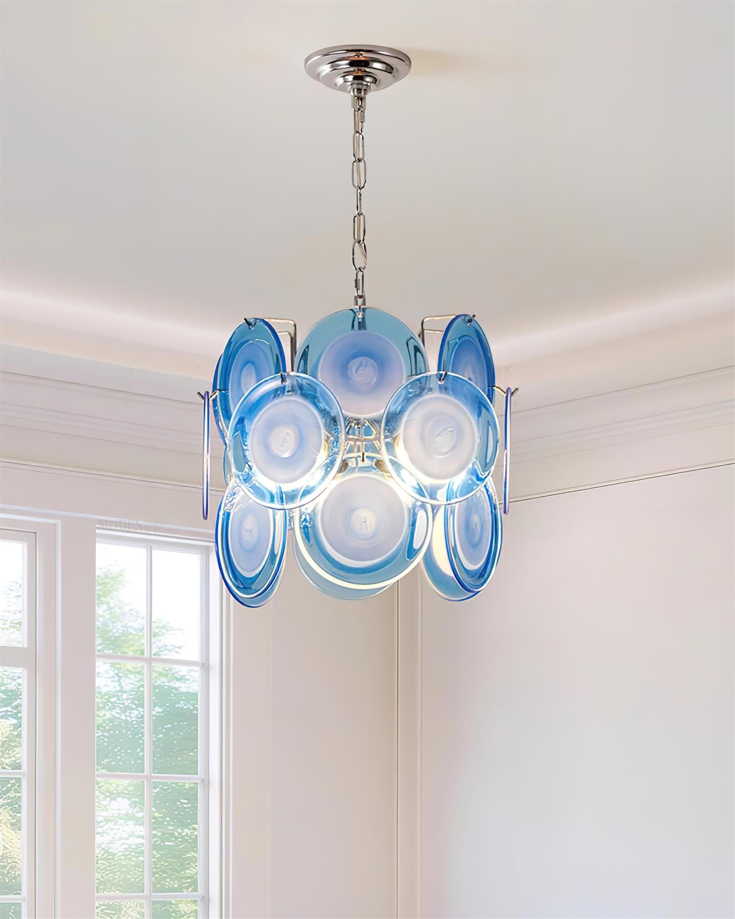 Delmar Pendant Lamp Vibrant Disc Play - Letslighting