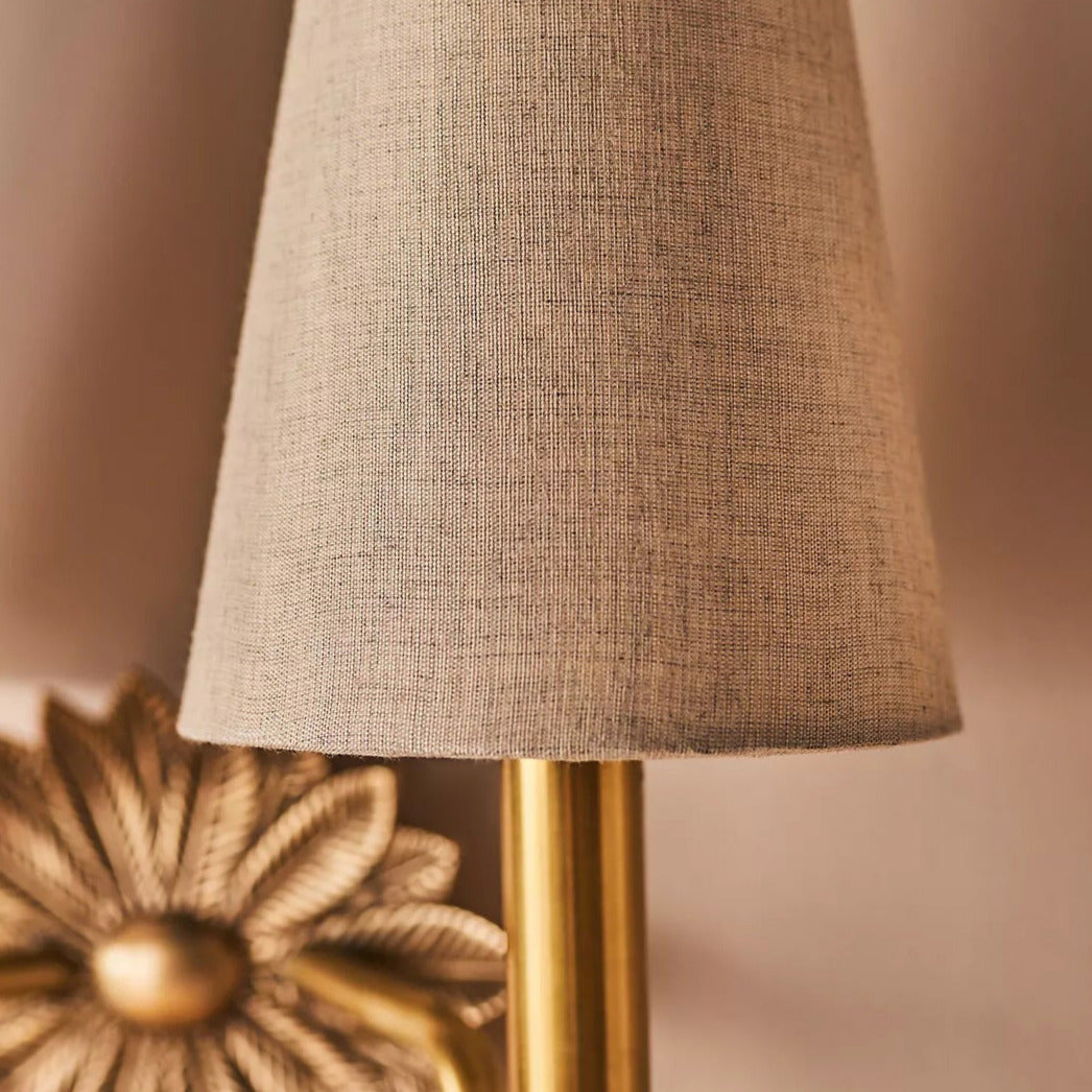 Silva Floral Backplate Wall Lamp - Letslighting