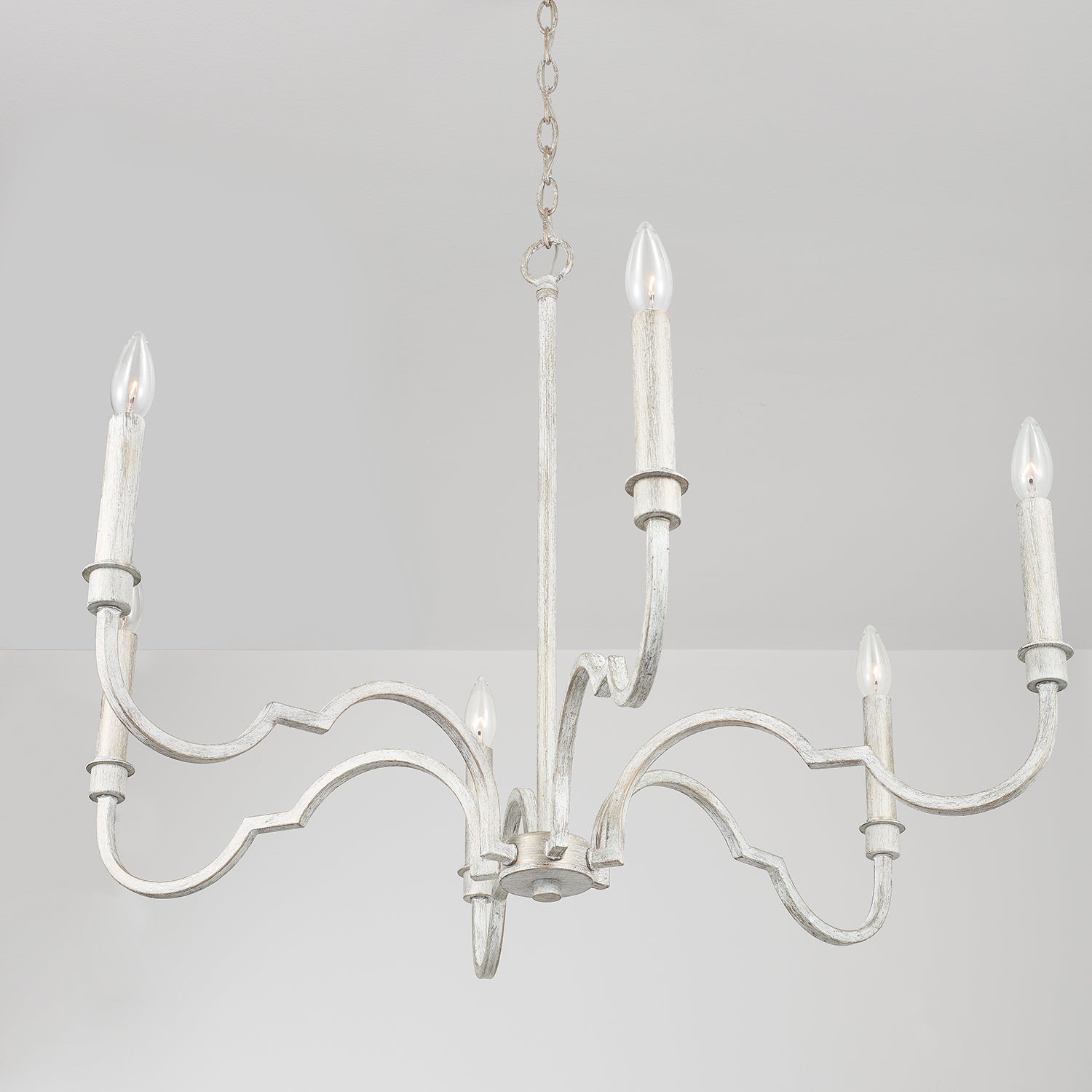 Oval Vintage Industrial Brass Chandelier - Letslighting