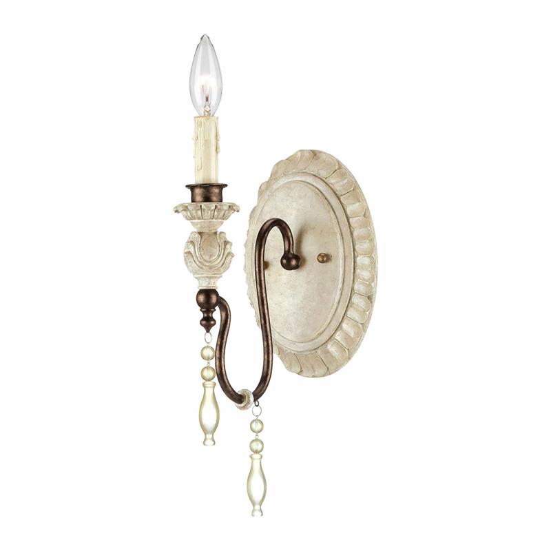 Quell Vintage Industrial Antique Wood Wall Lamp - Letslighting