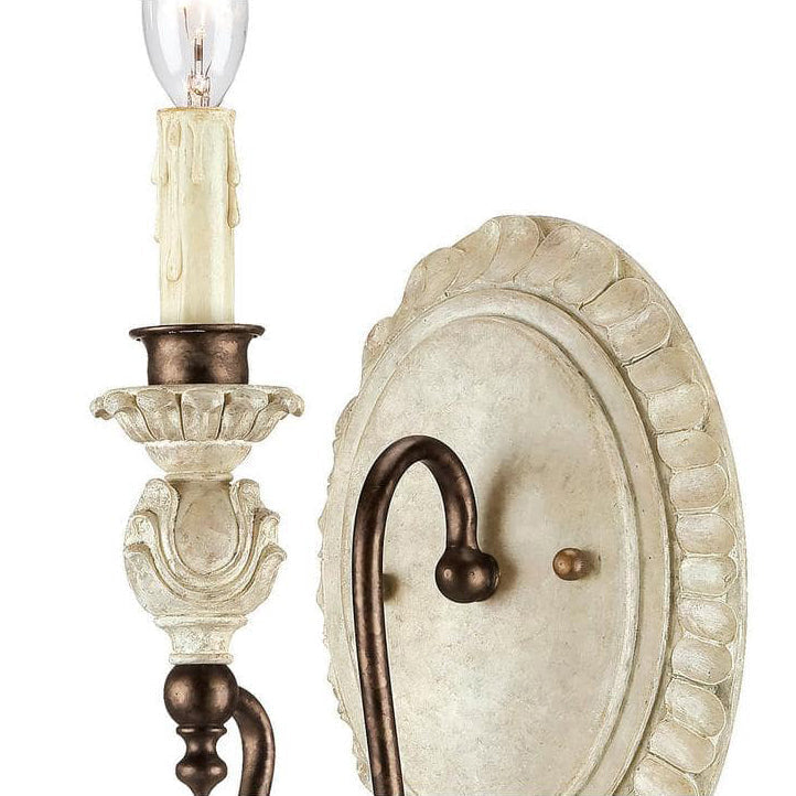 Quell Vintage Industrial Antique Wood Wall Lamp - Letslighting