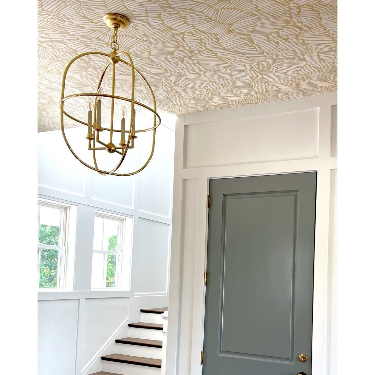 Sylph Vintage Industrial Open Brass Pendant Lamp - Letslighting