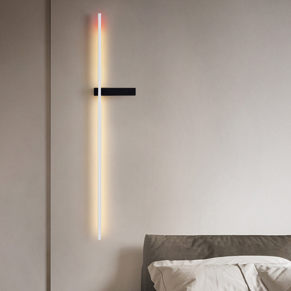 Arisha Minimalist Linear Multi-Color Indoor Wall Lamp Metal Bedroom Lving Room
