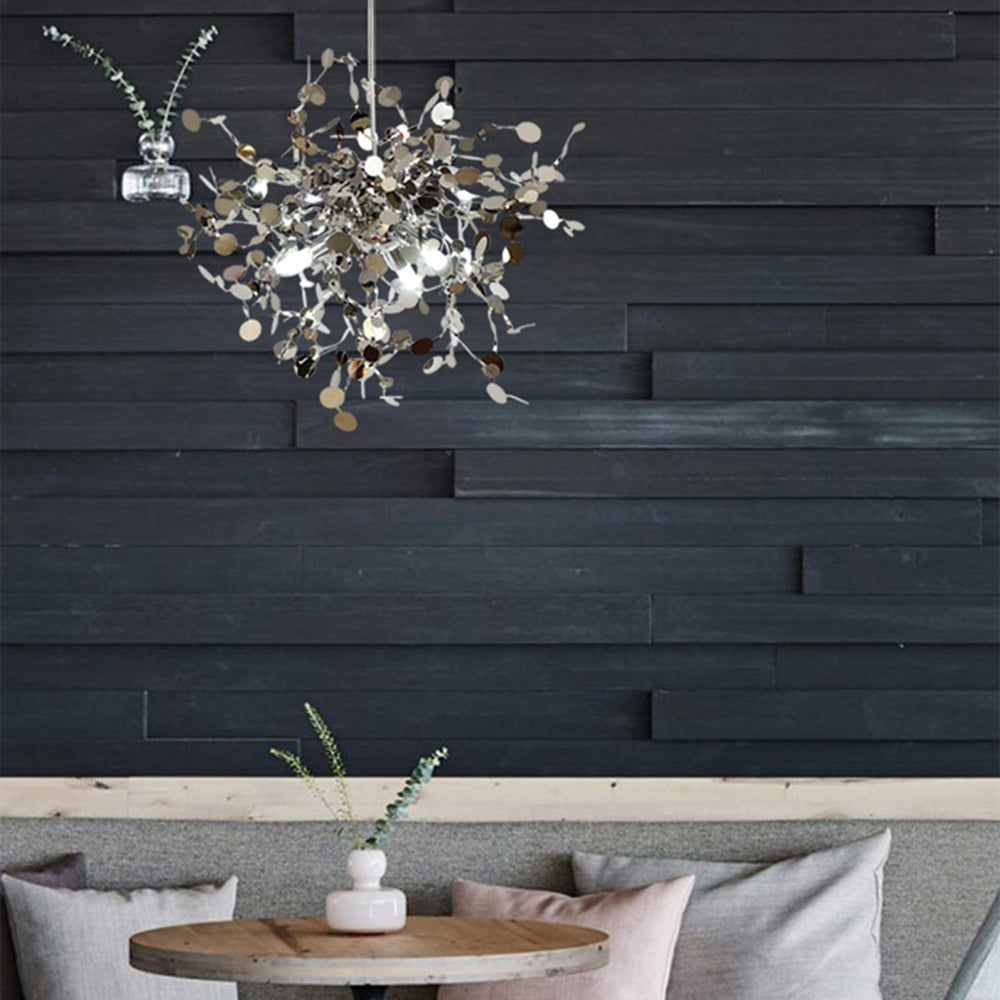 Olivia Artsy Classy Cluster Fireworks Pendant Light Metal