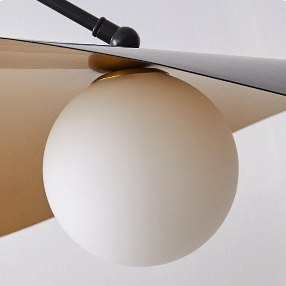 Arisha Minimalist LED Leaf Shaped Metal Pendant Light - Letslighting
