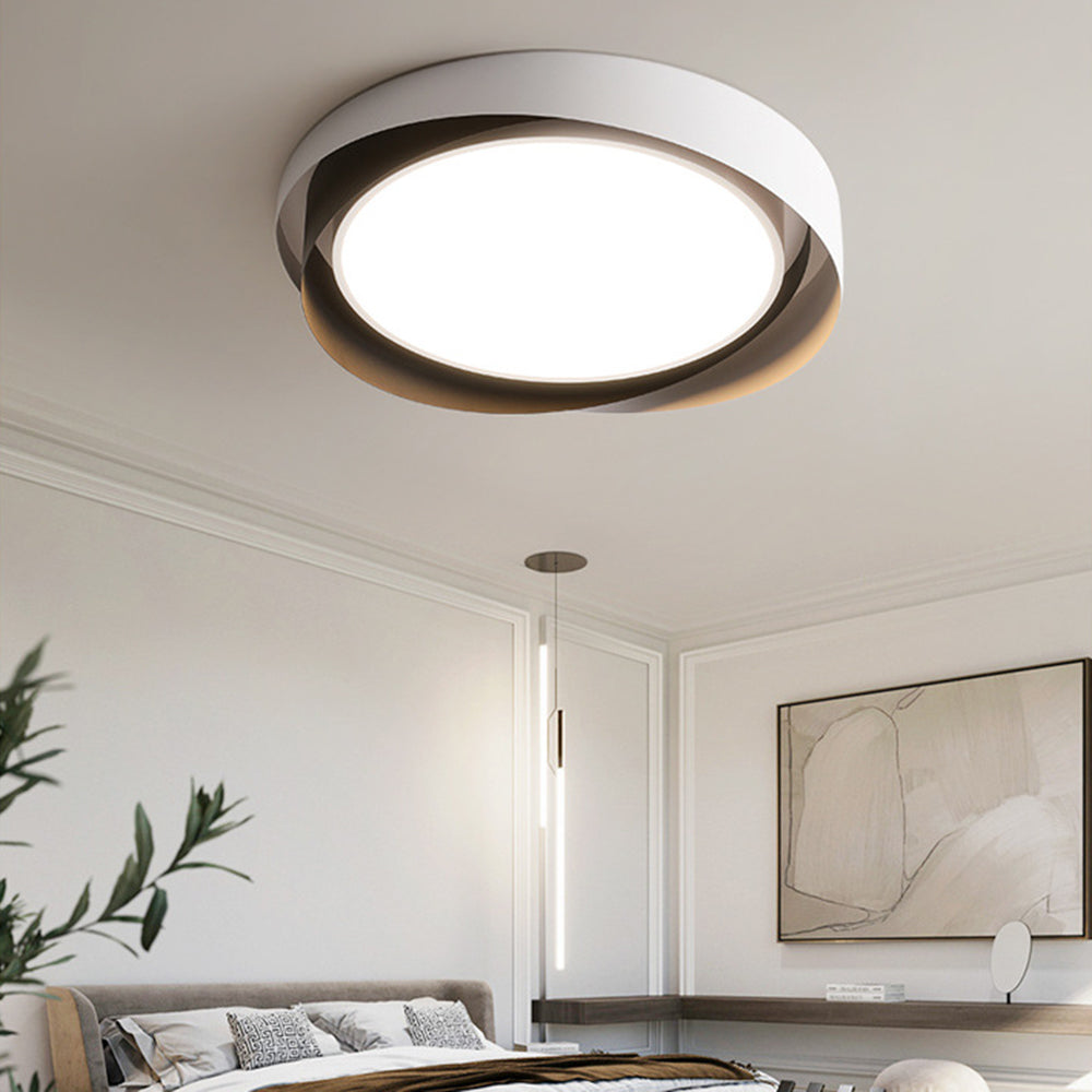 Arisha Modern Geometric Acrylic Flush Mount Ceiling Light - Letslighting
