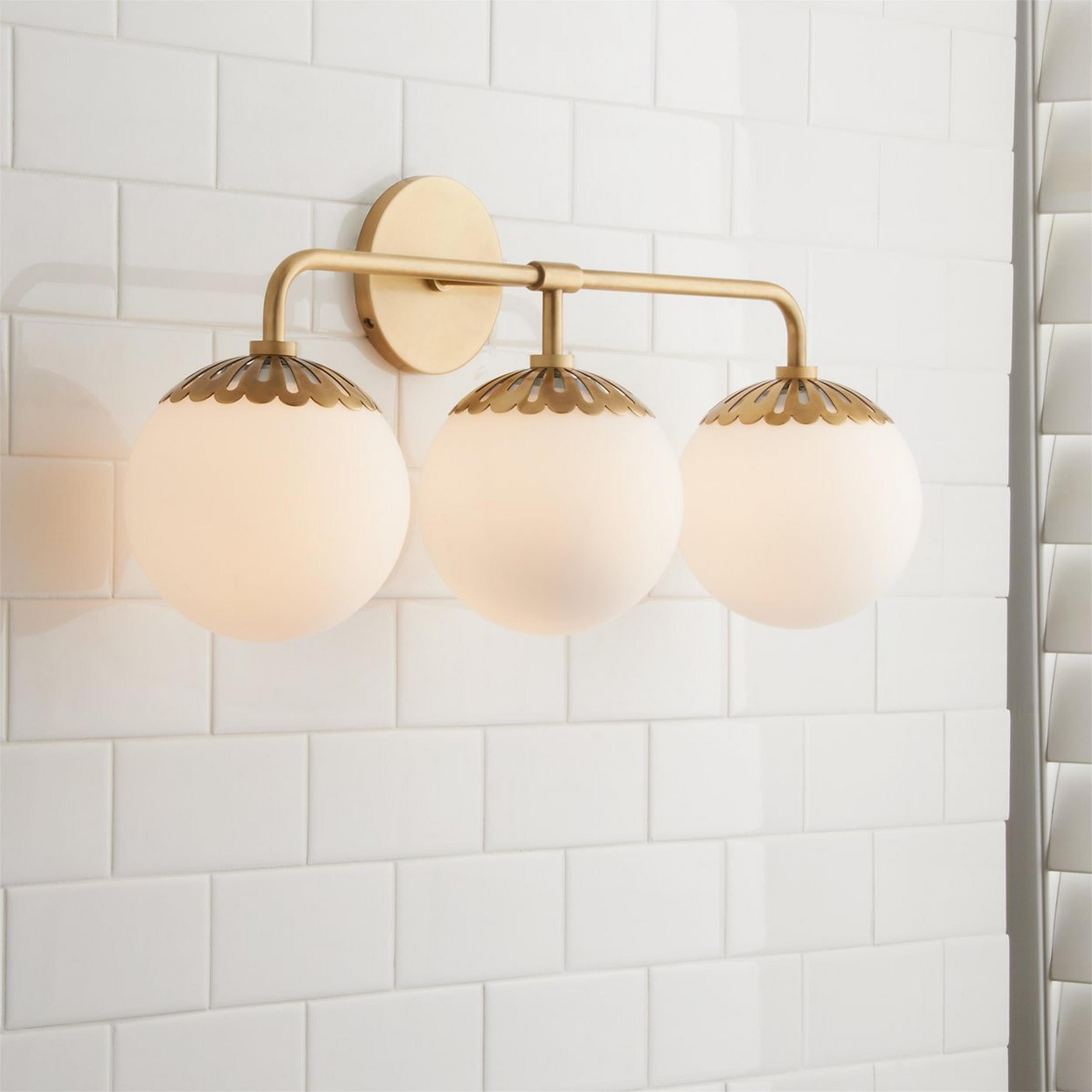 Valentina Globe Glass Wall Lamp