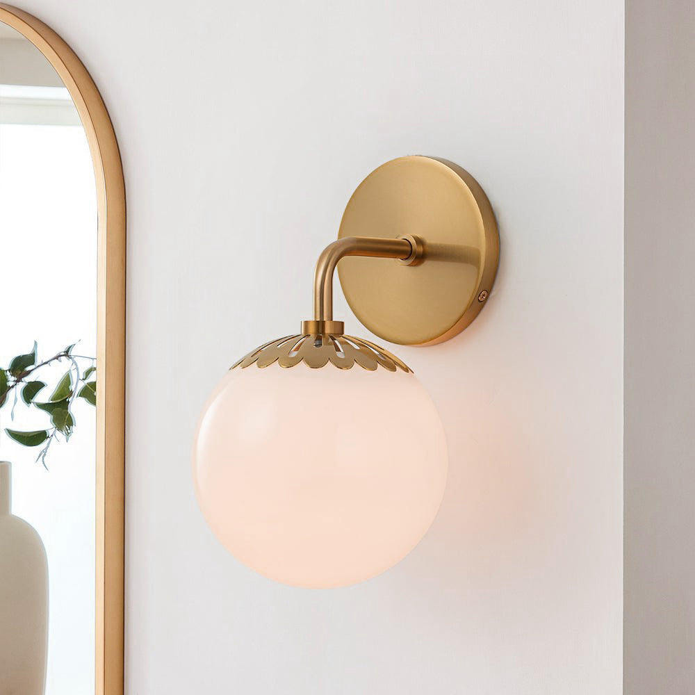 Valentina Globe Glass Wall Lamp