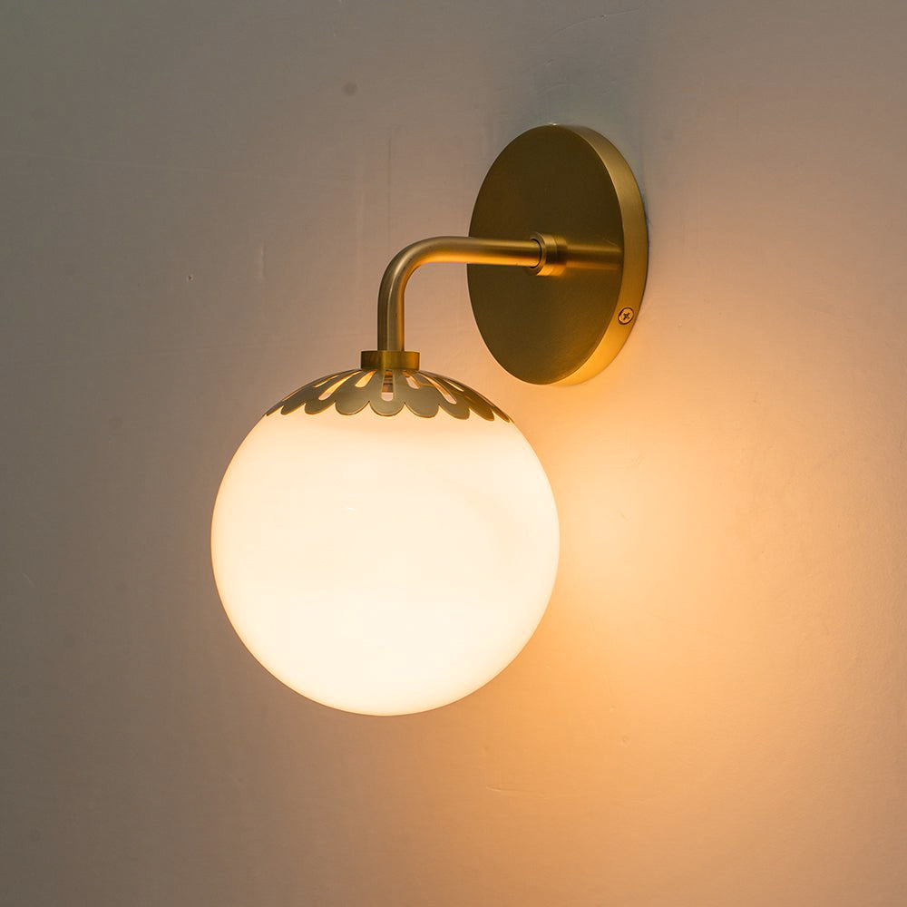 Valentina Globe Glass Wall Lamp
