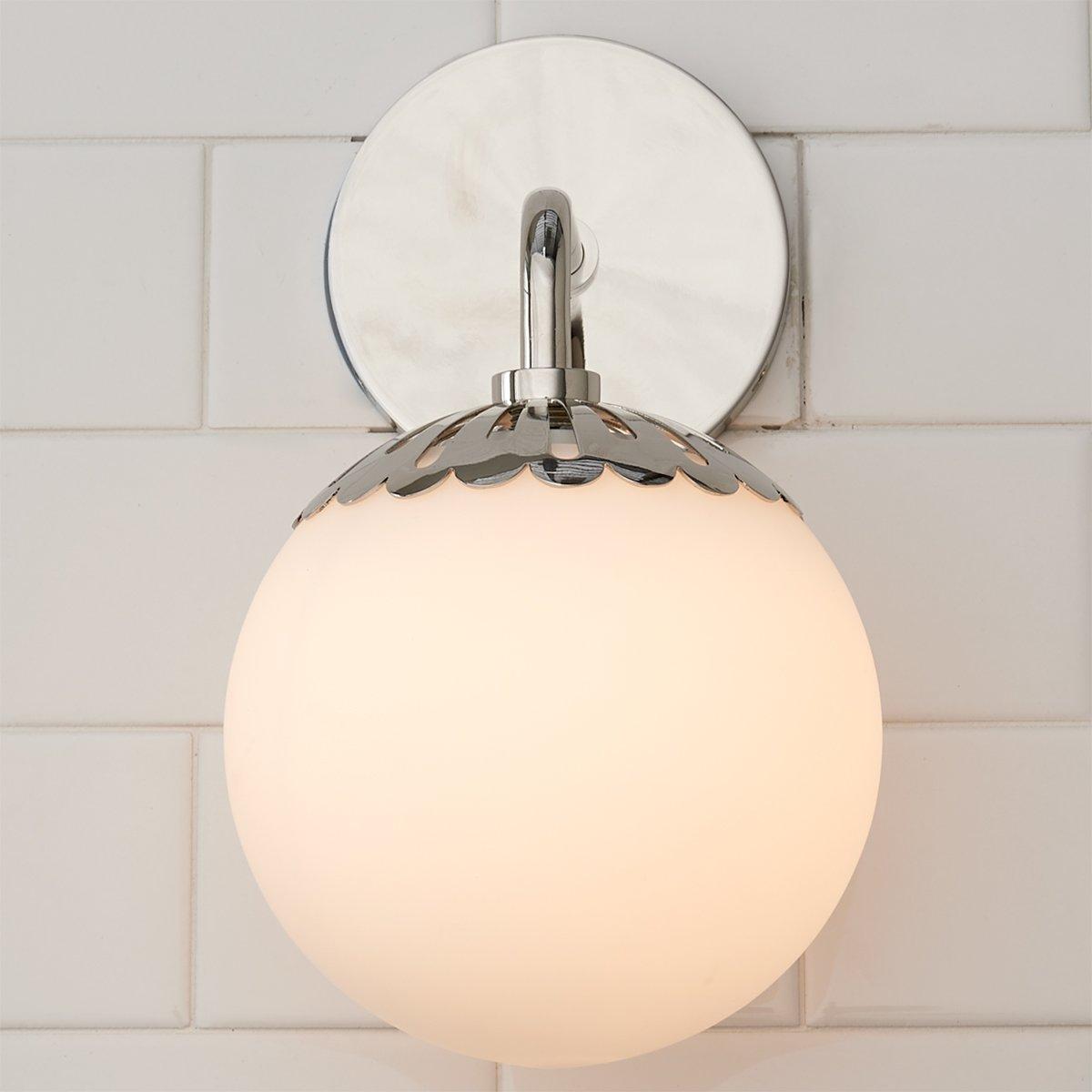 Valentina Globe Glass Wall Lamp