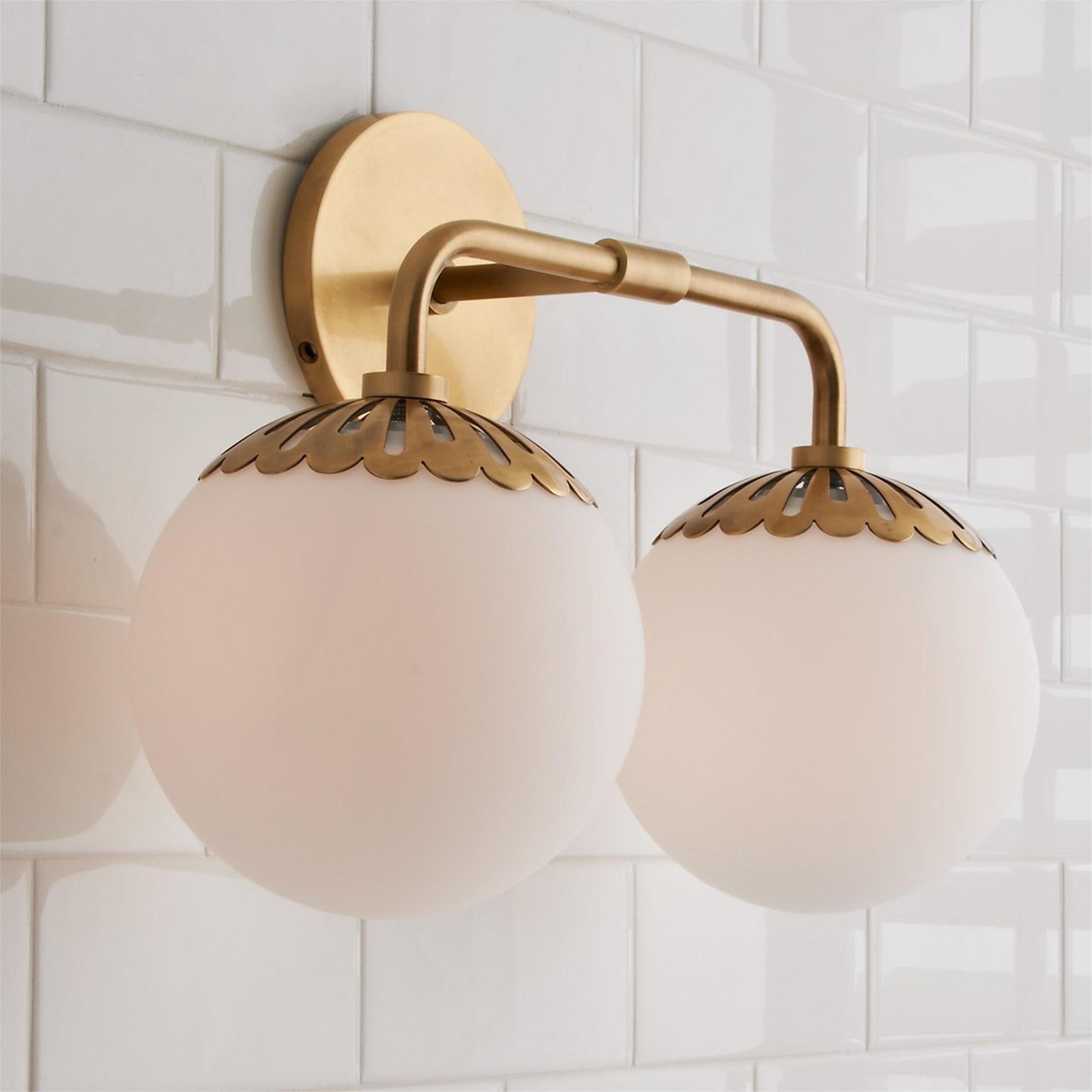 Valentina Globe Glass Wall Lamp