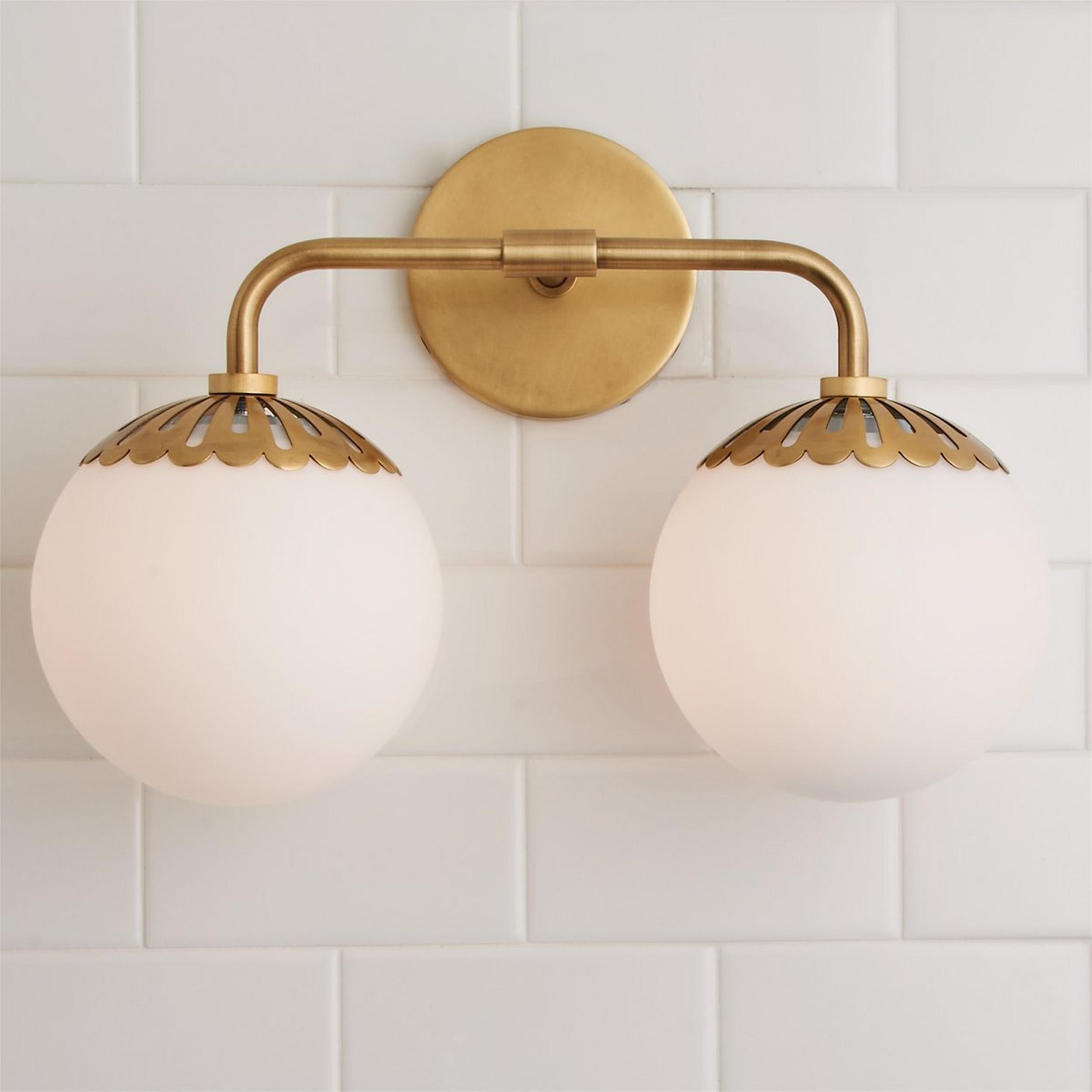 Valentina Globe Glass Wall Lamp