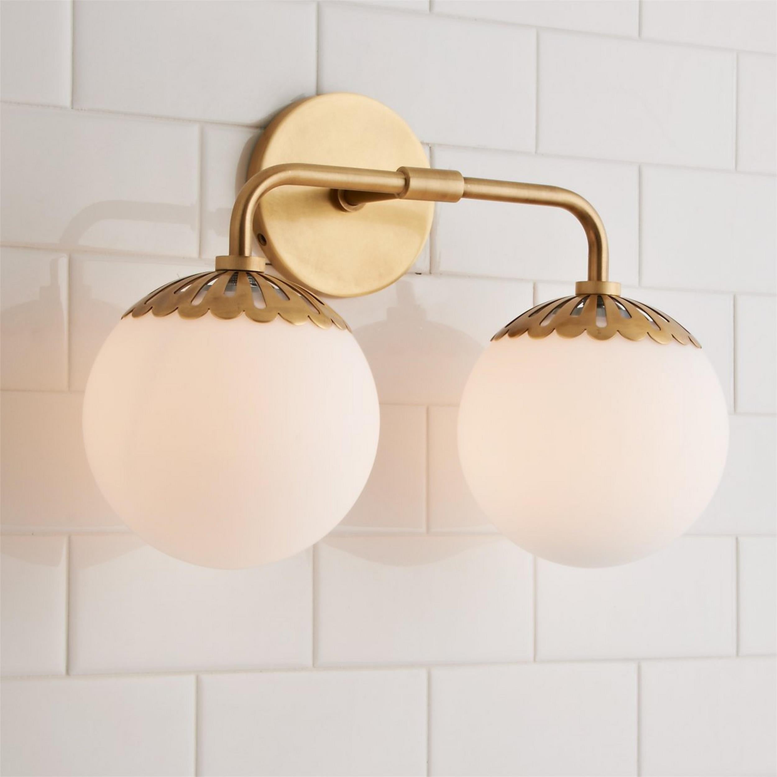 Valentina Globe Glass Wall Lamp