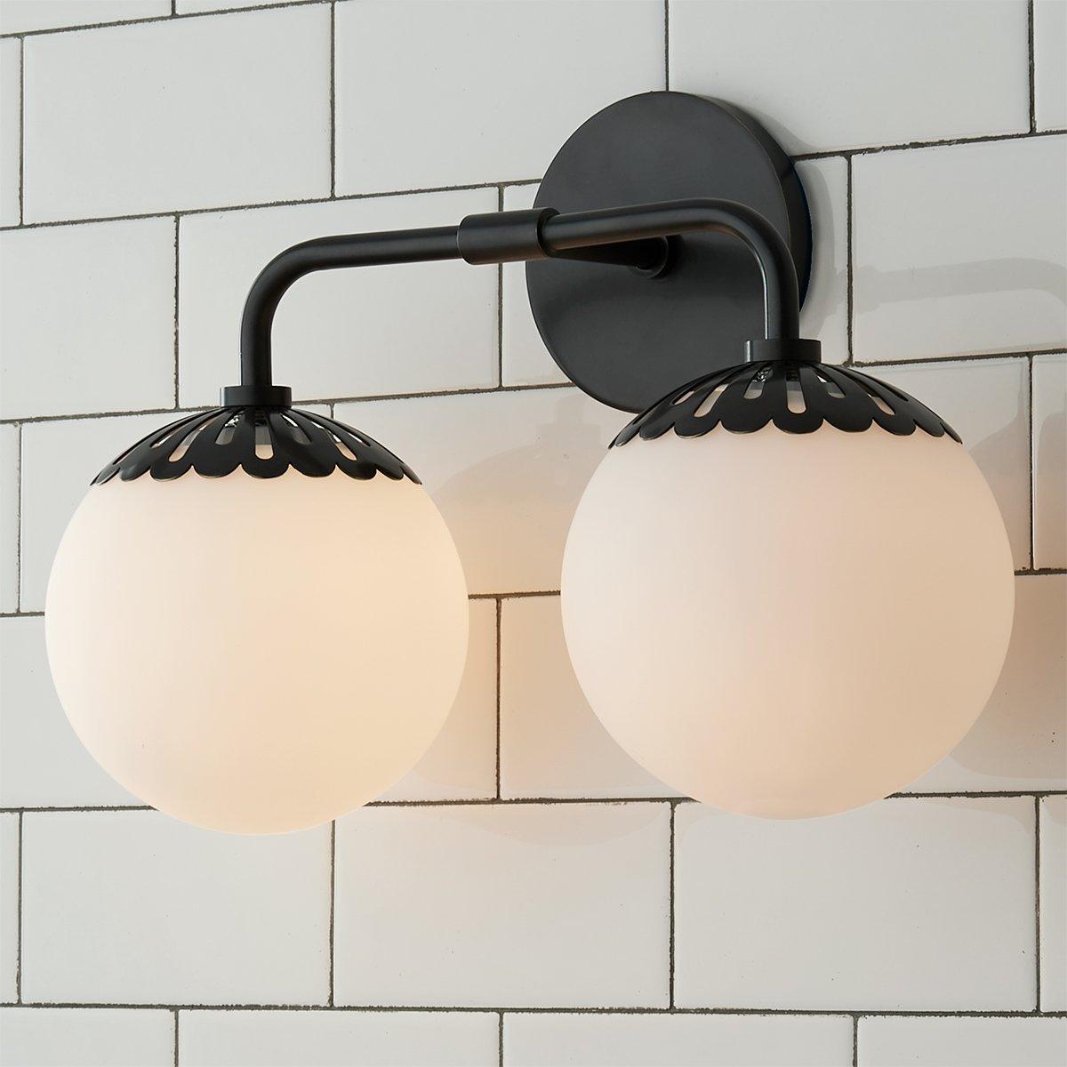 Valentina Globe Glass Wall Lamp