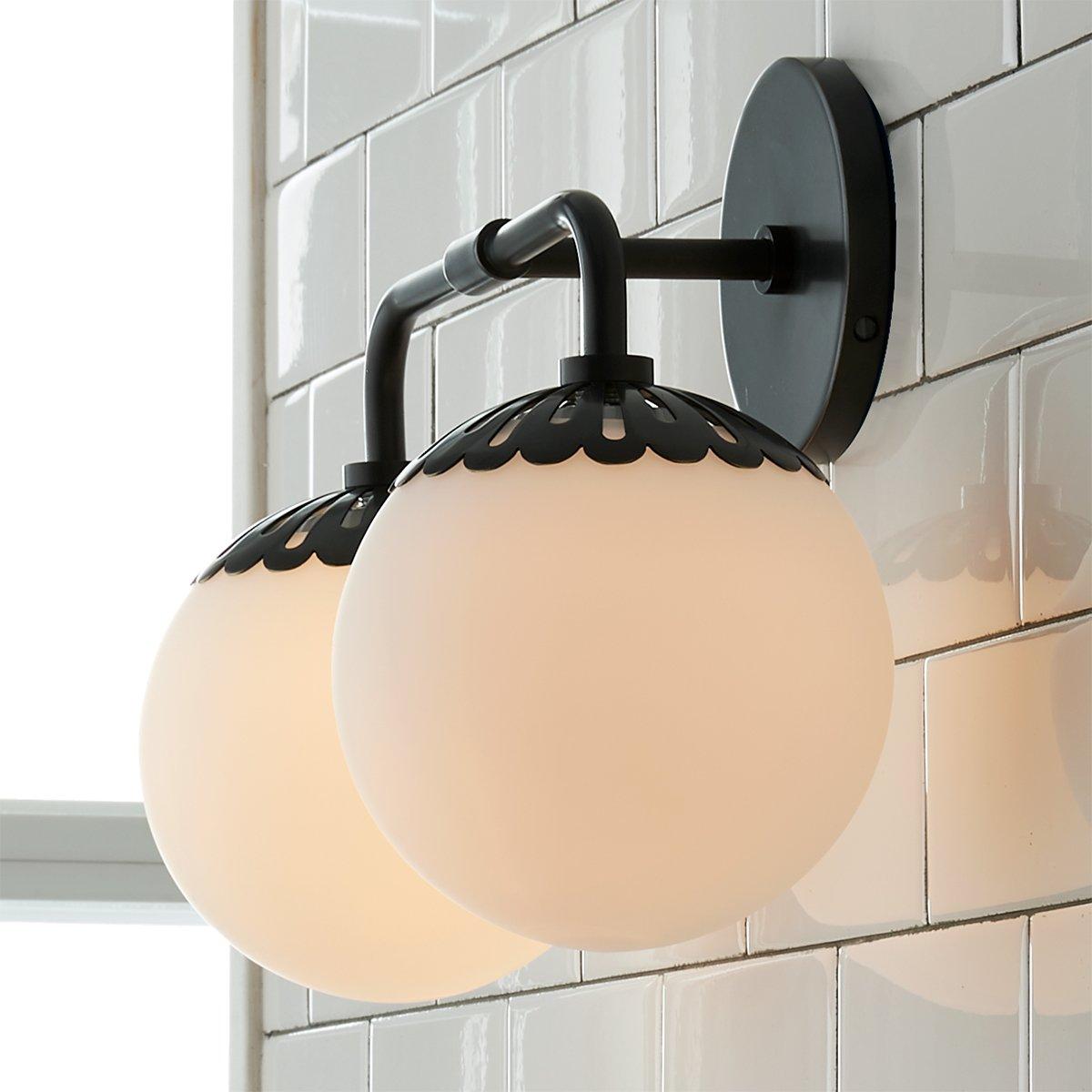 Valentina Globe Glass Wall Lamp