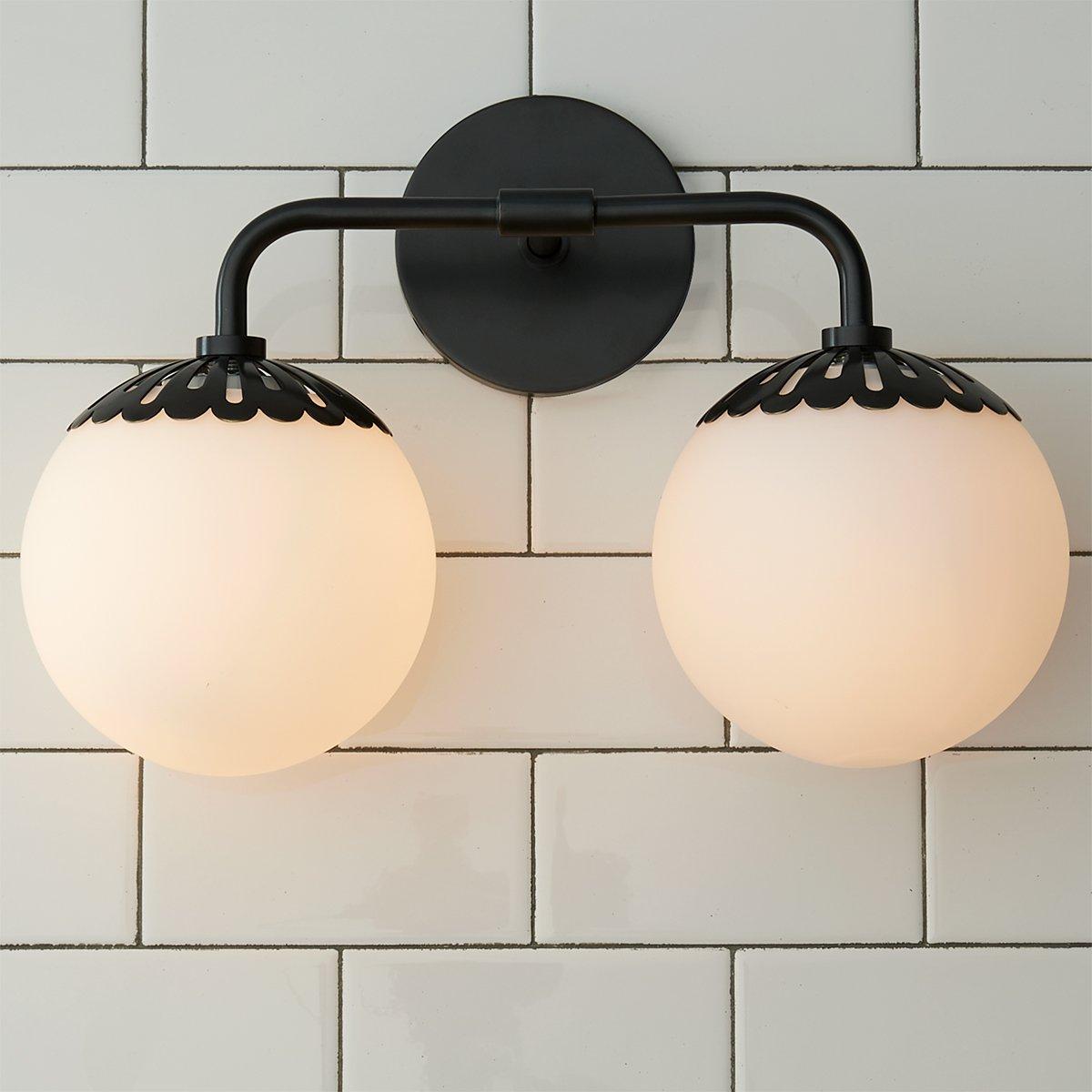 Valentina Globe Glass Wall Lamp