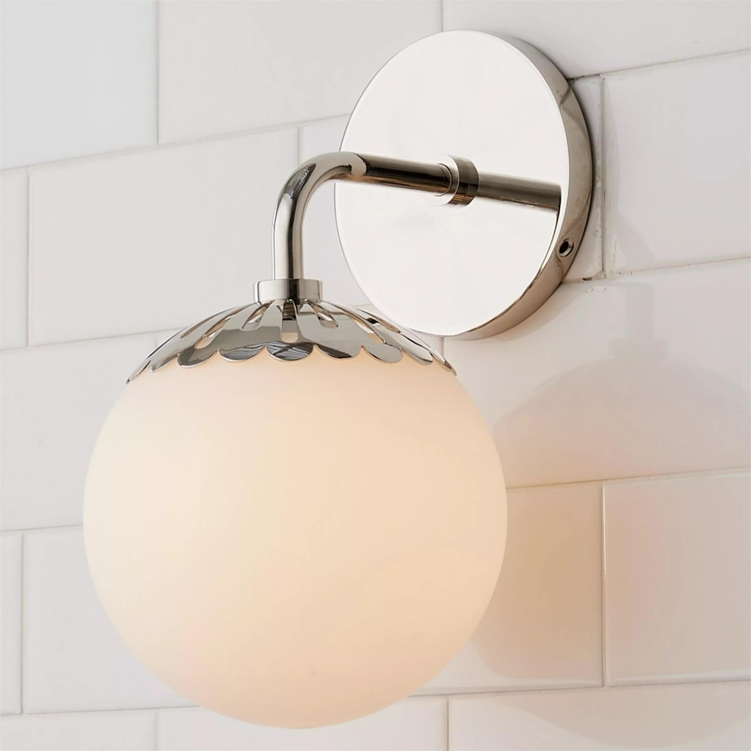 Valentina Globe Glass Wall Lamp