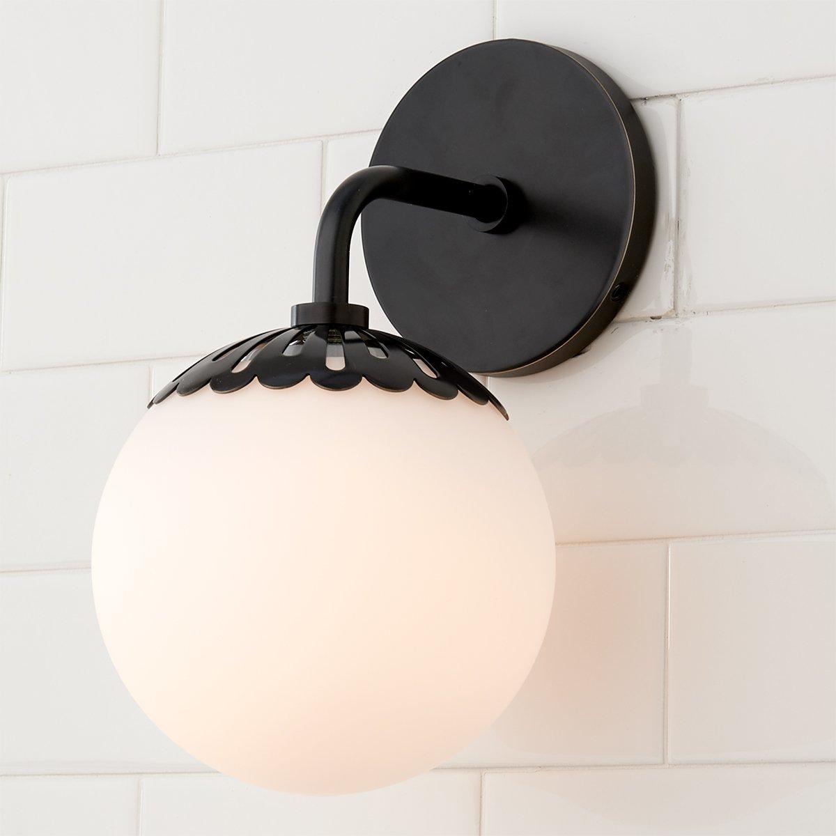 Valentina Globe Glass Wall Lamp