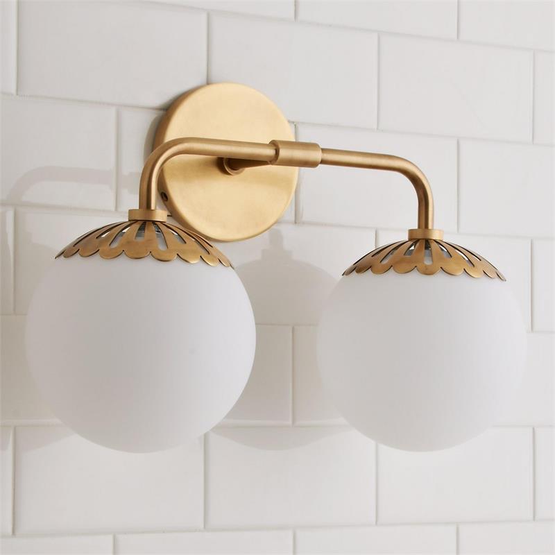 Valentina Globe Glass Wall Lamp