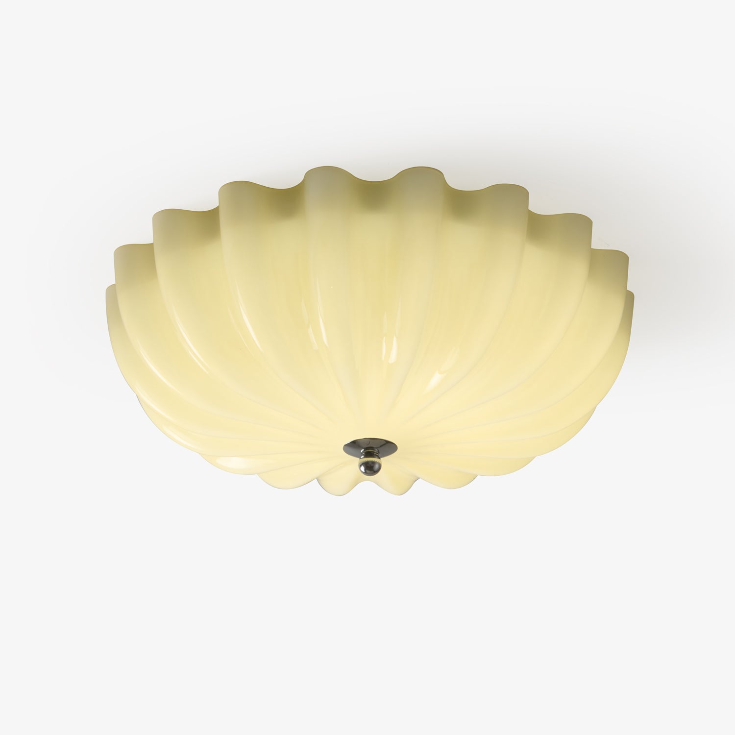 Zerinos Premium Nordic Art Shell Wood Glass Ceiling Light - Letslighting