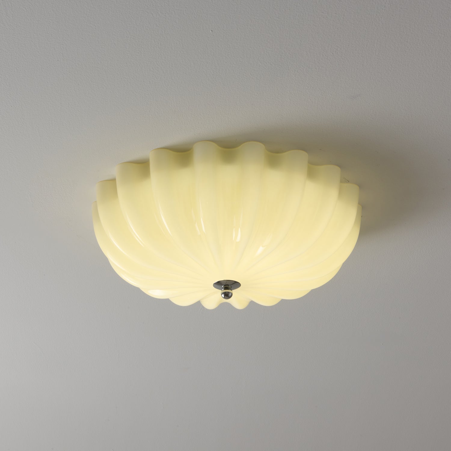 Zerinos Premium Nordic Art Shell Wood Glass Ceiling Light - Letslighting